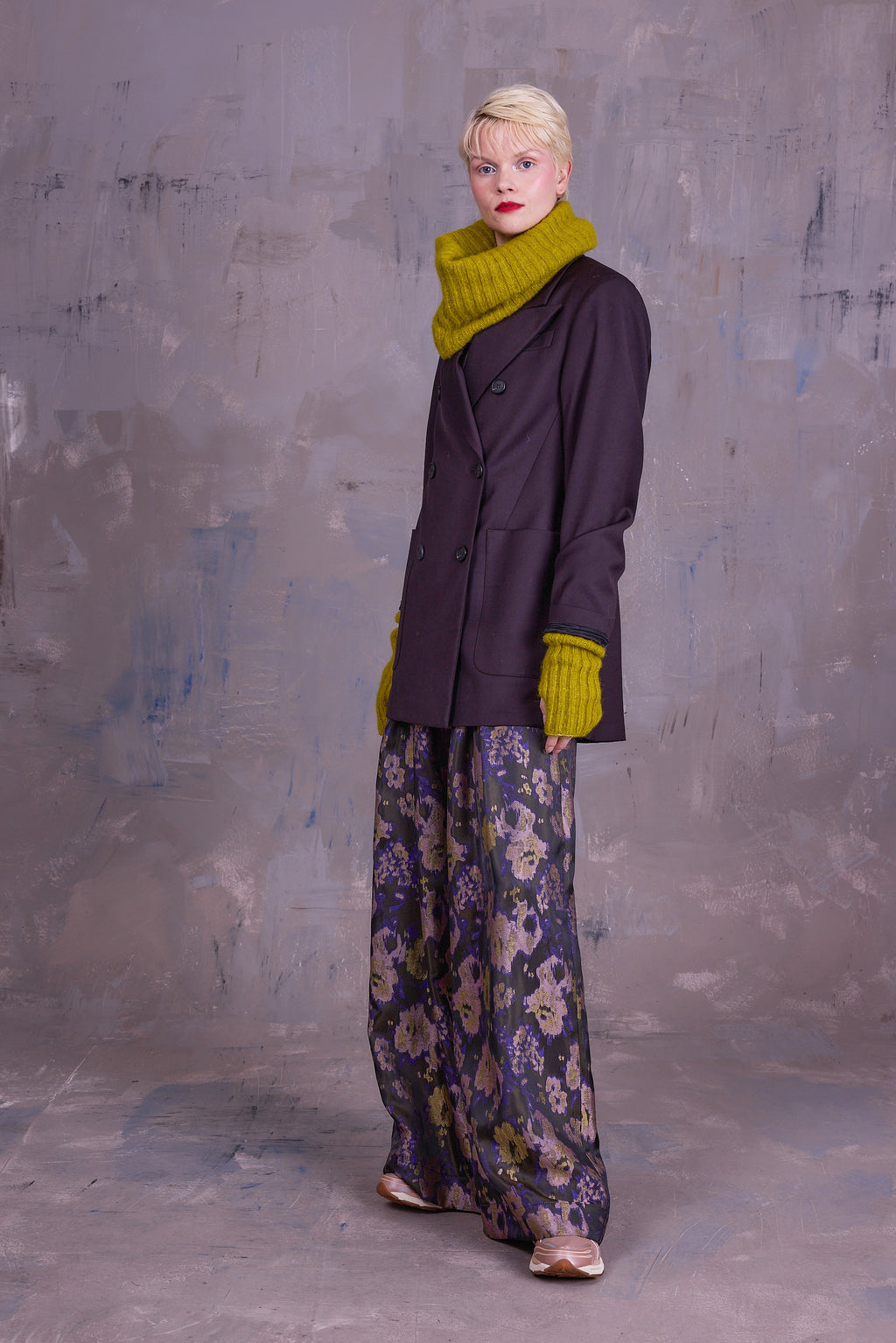 Gisella tube scarf in lime