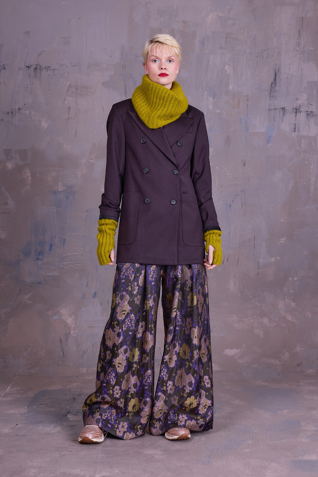Gisella tube scarf in lime