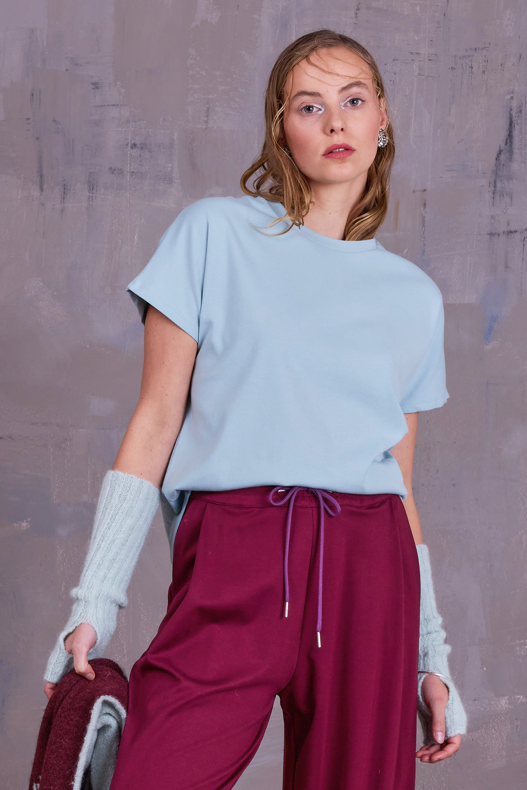 Gisbon arm warmers in light aqua