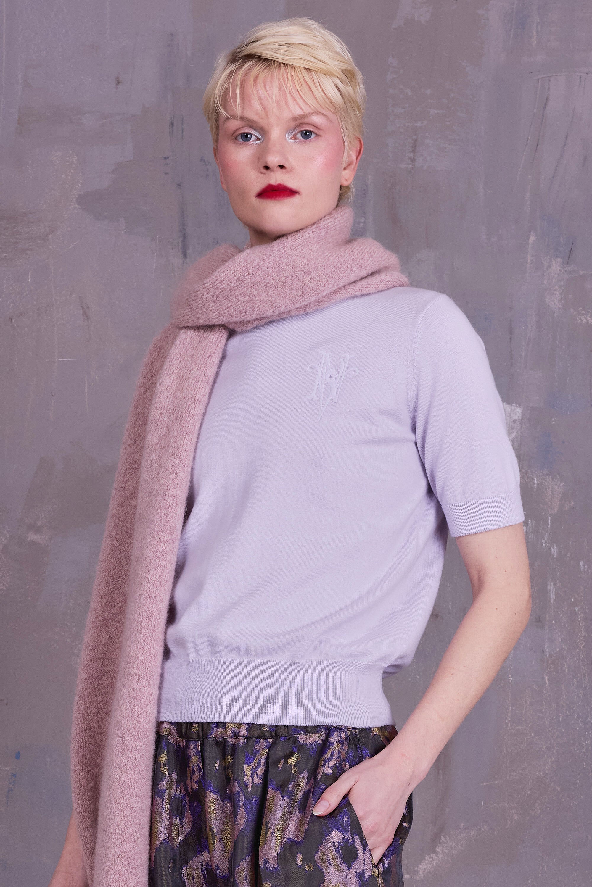 Geeske top in orchid hush