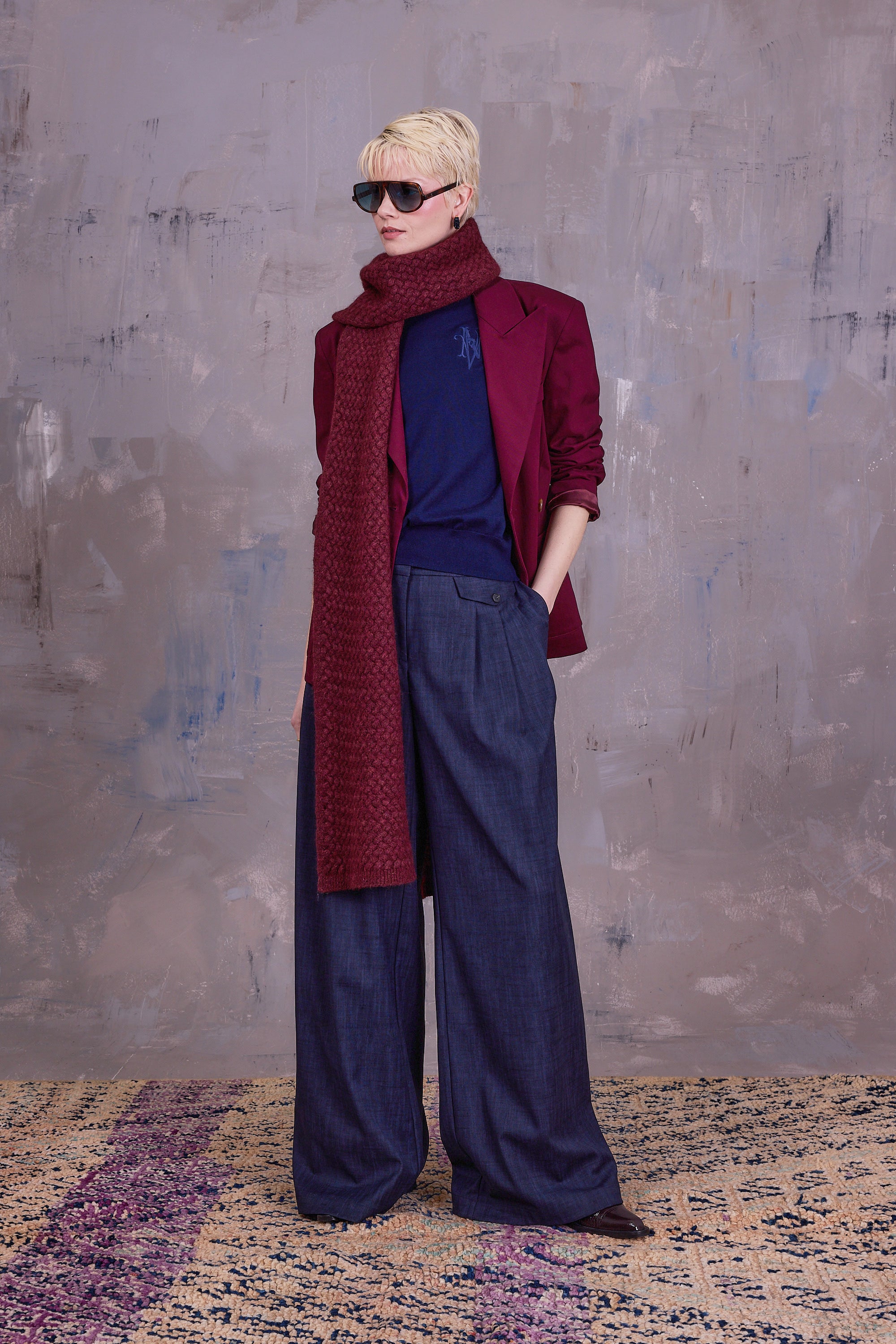 Geeske top in dark navy