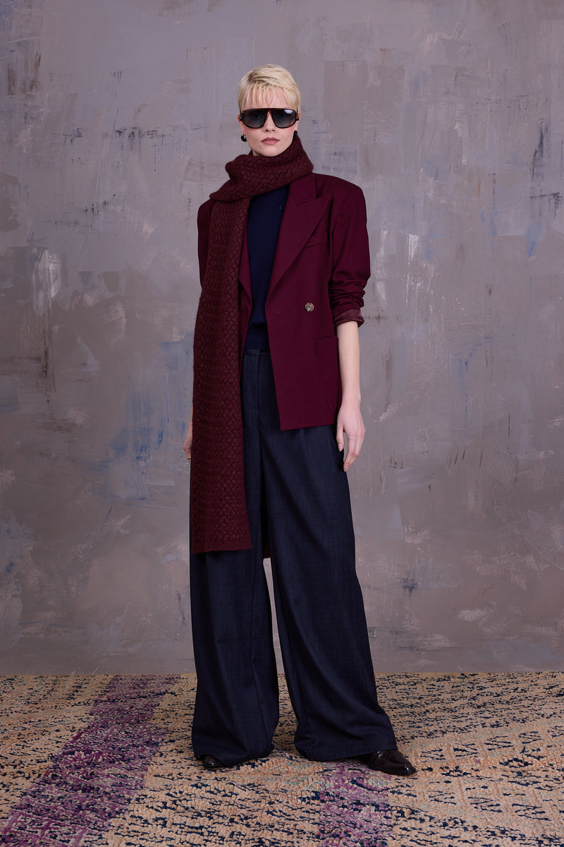 Gino sjaal in merlot