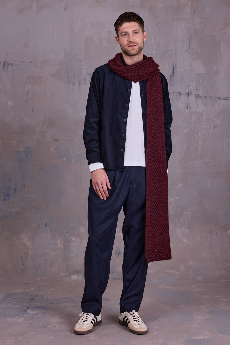 Gino sjaal in merlot