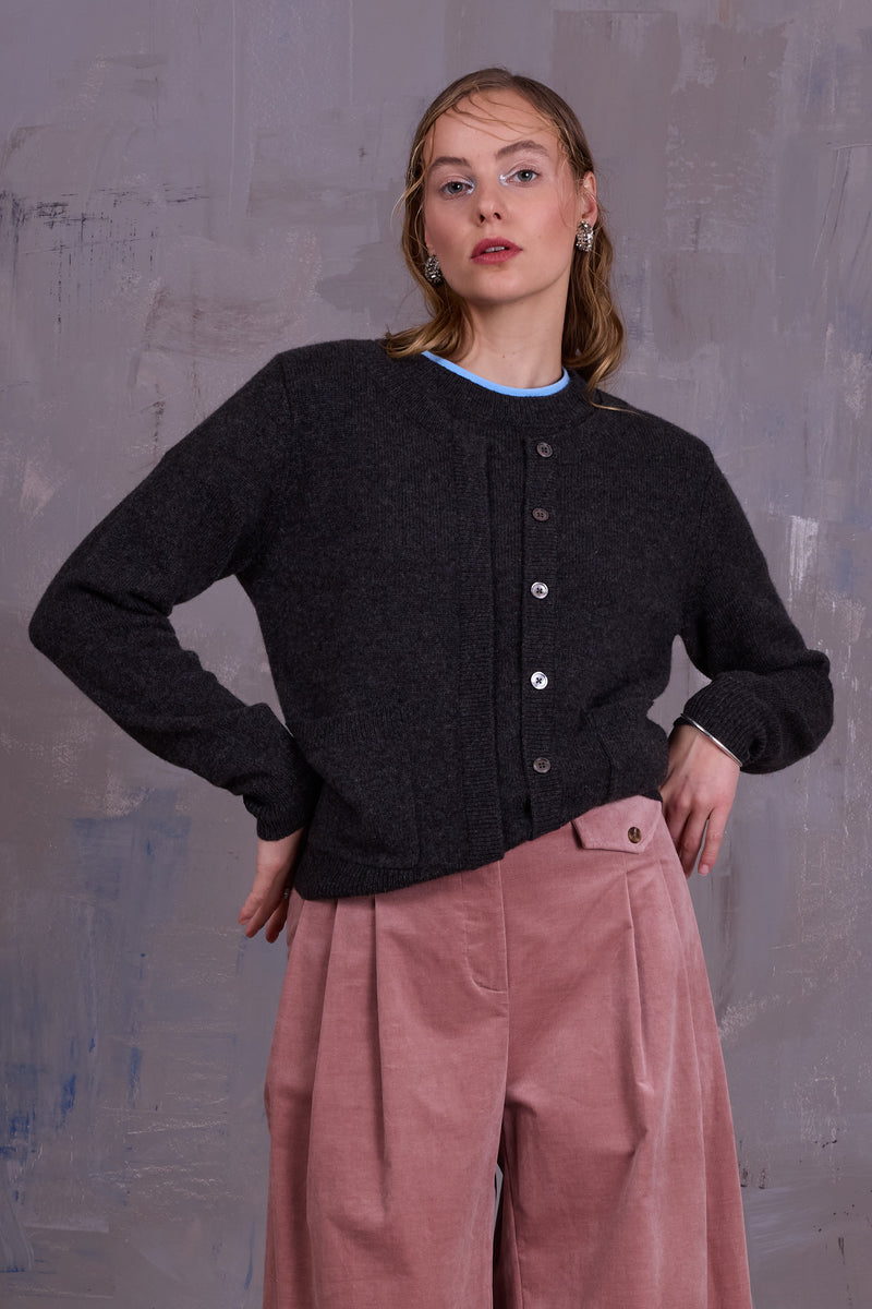 Gabrielle semi-cardigan