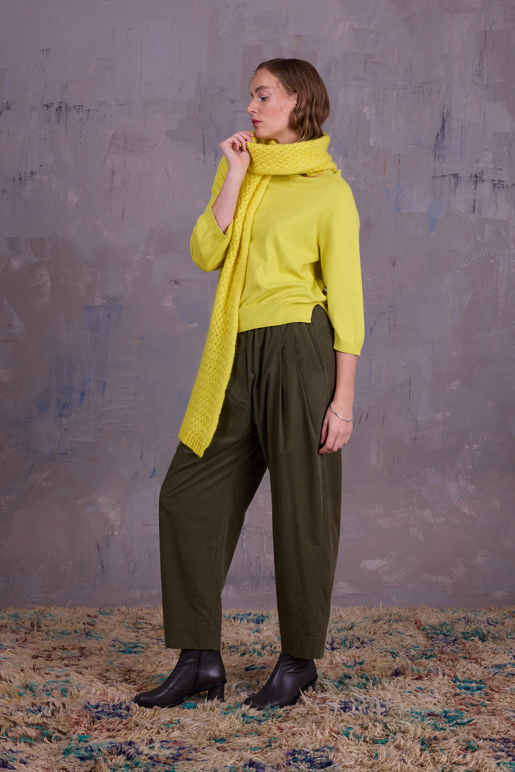 George trousers in olive