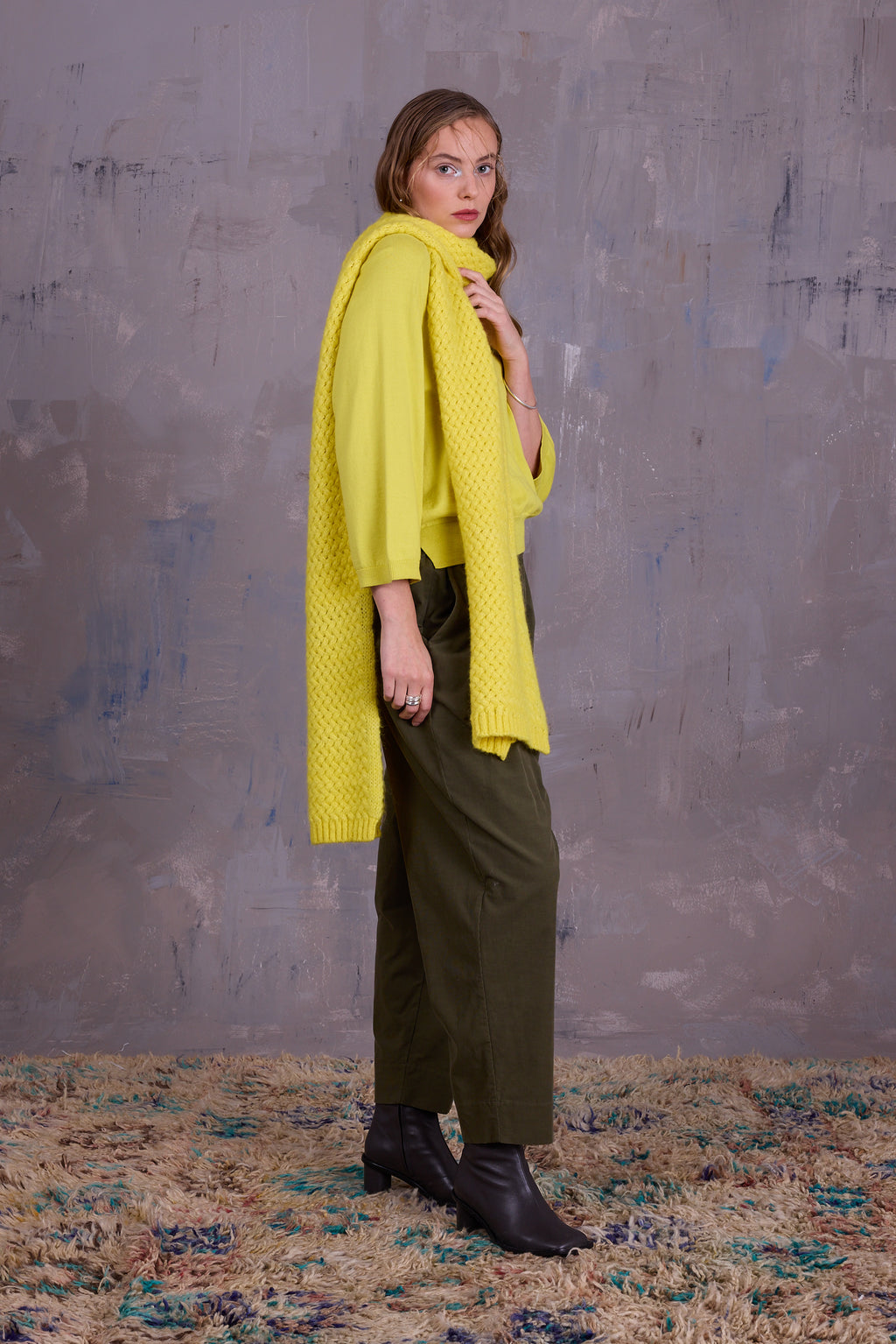 George trousers in olive