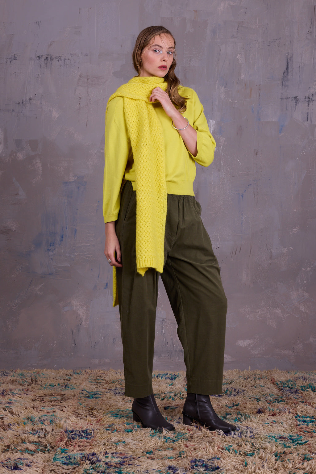 George trousers in olive