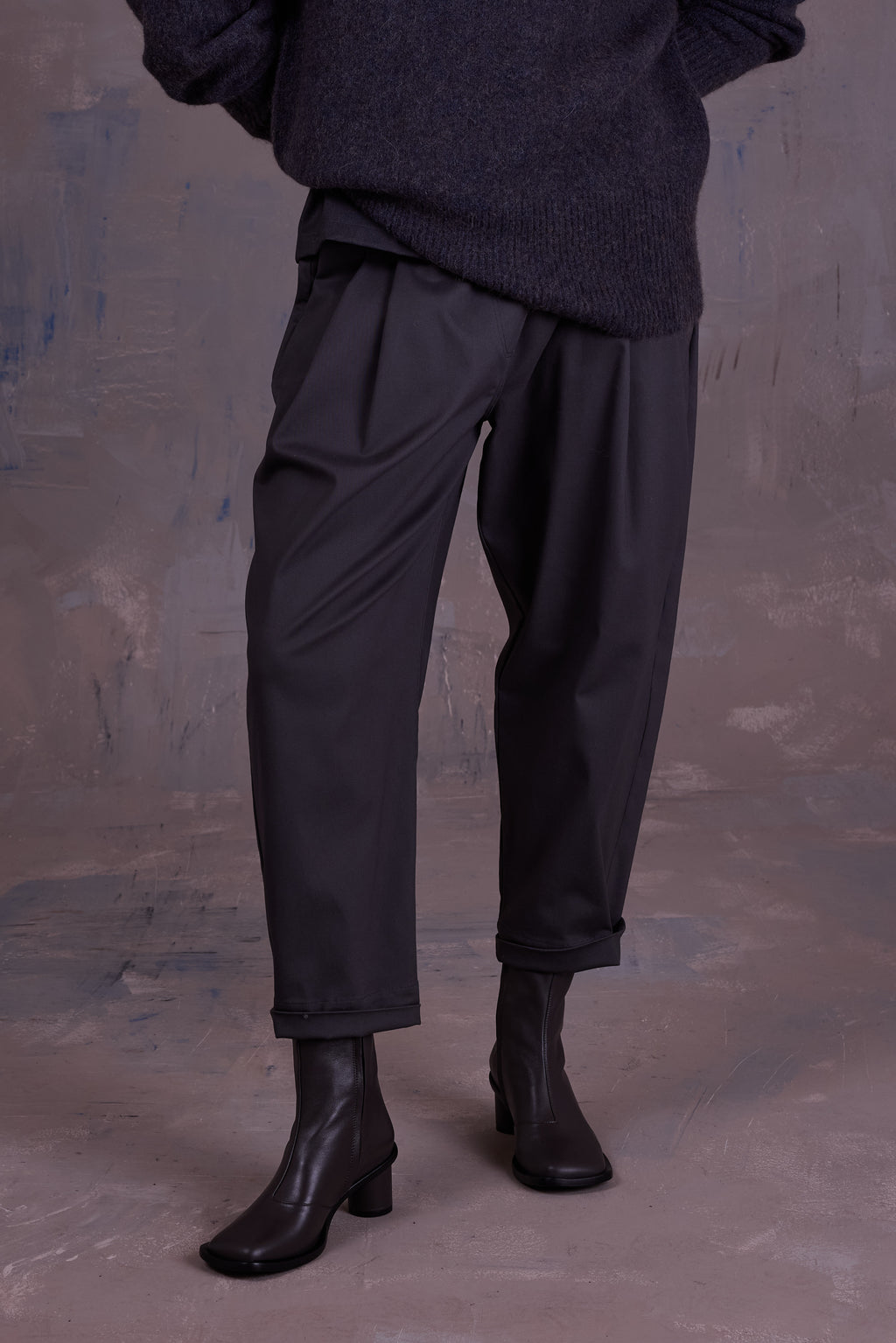 George trousers in charcoal