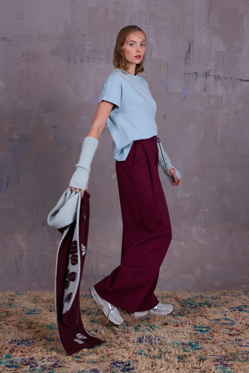 Geano broek in plum