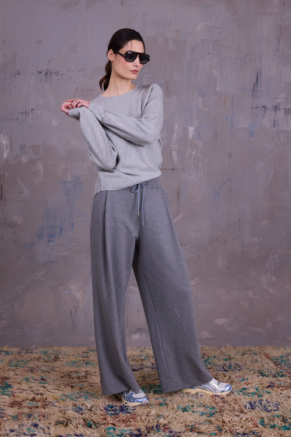 Geano broek in cloudy grey