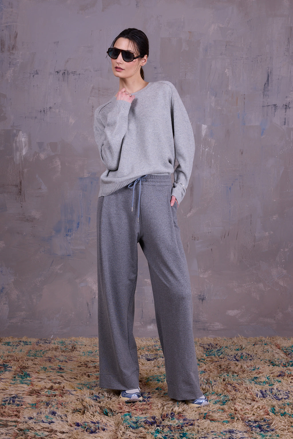 Geano broek in cloudy grey