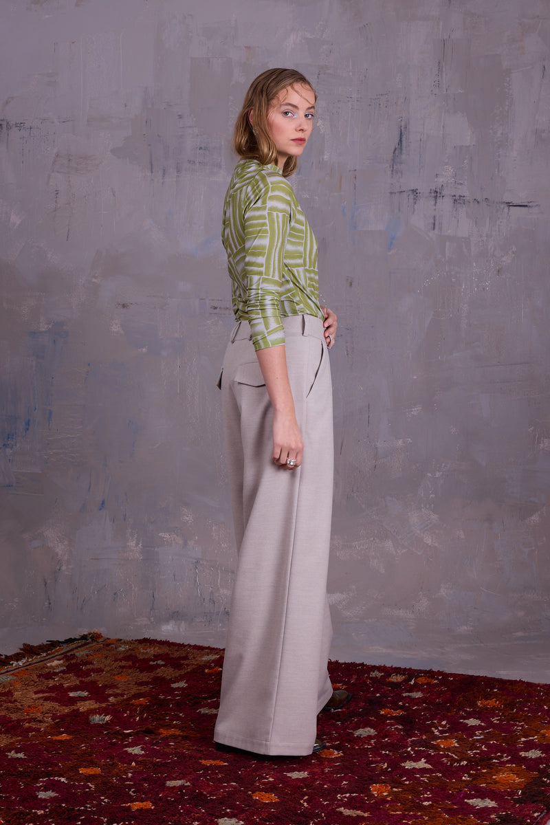 Edward broek in light grey blend