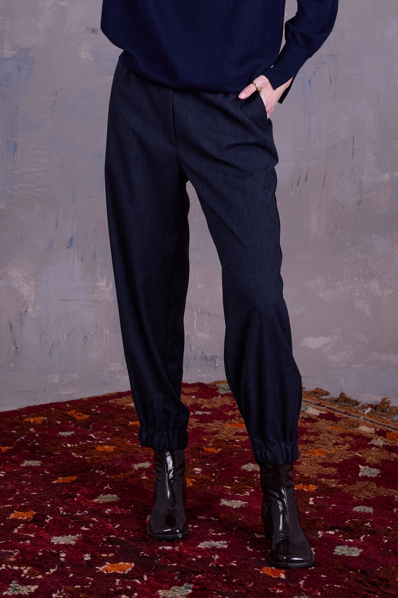 Fina trousers in deep blue