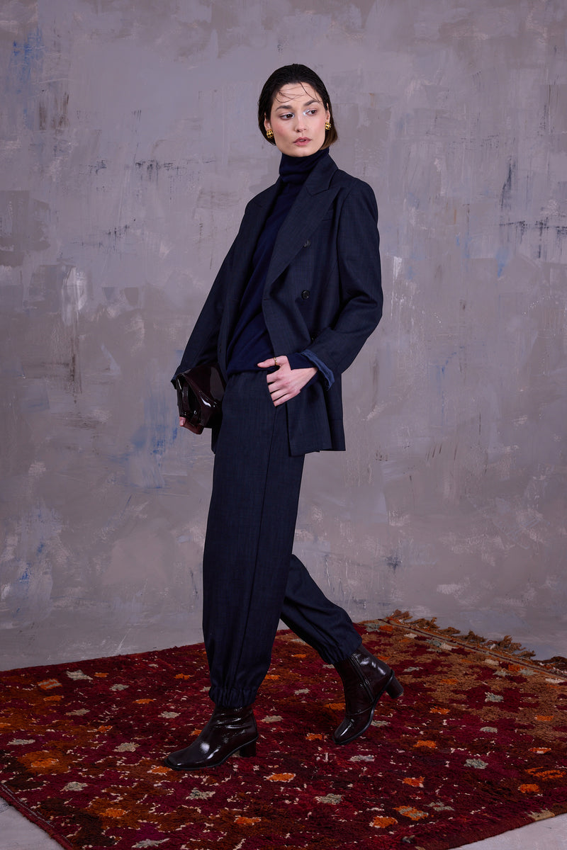 Fina trousers in deep blue