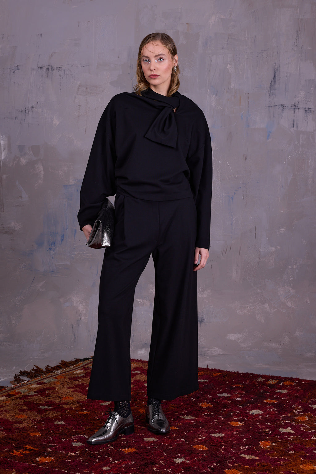 Walter black trousers