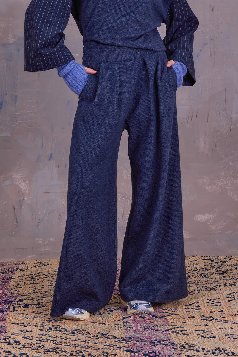 Egbert trousers in blue mix