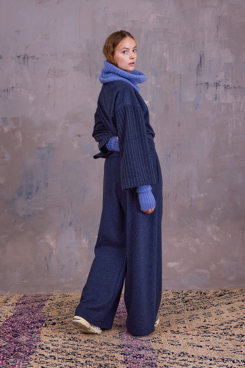 Egbert trousers in blue mix