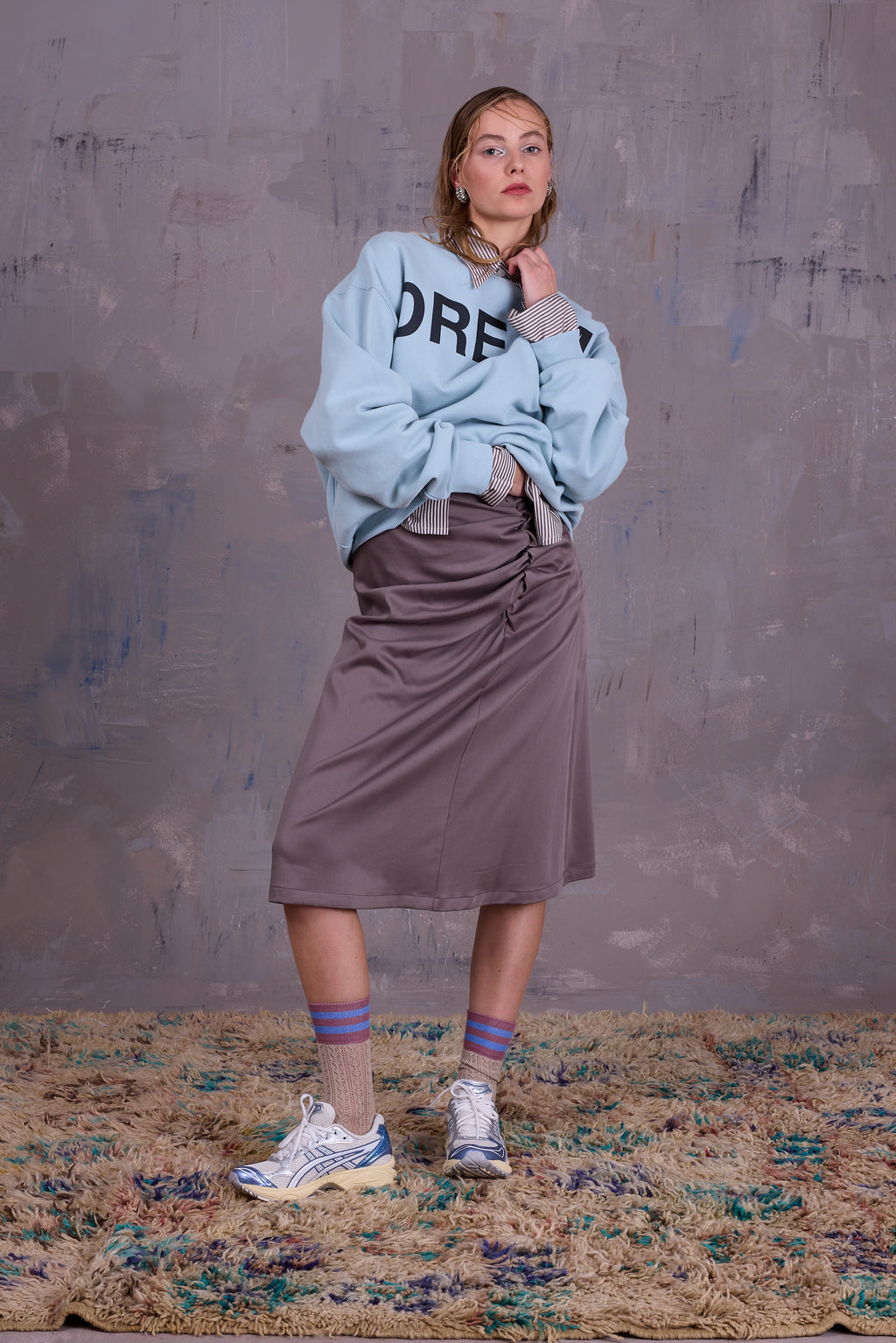  Greta skirt in moon rock 