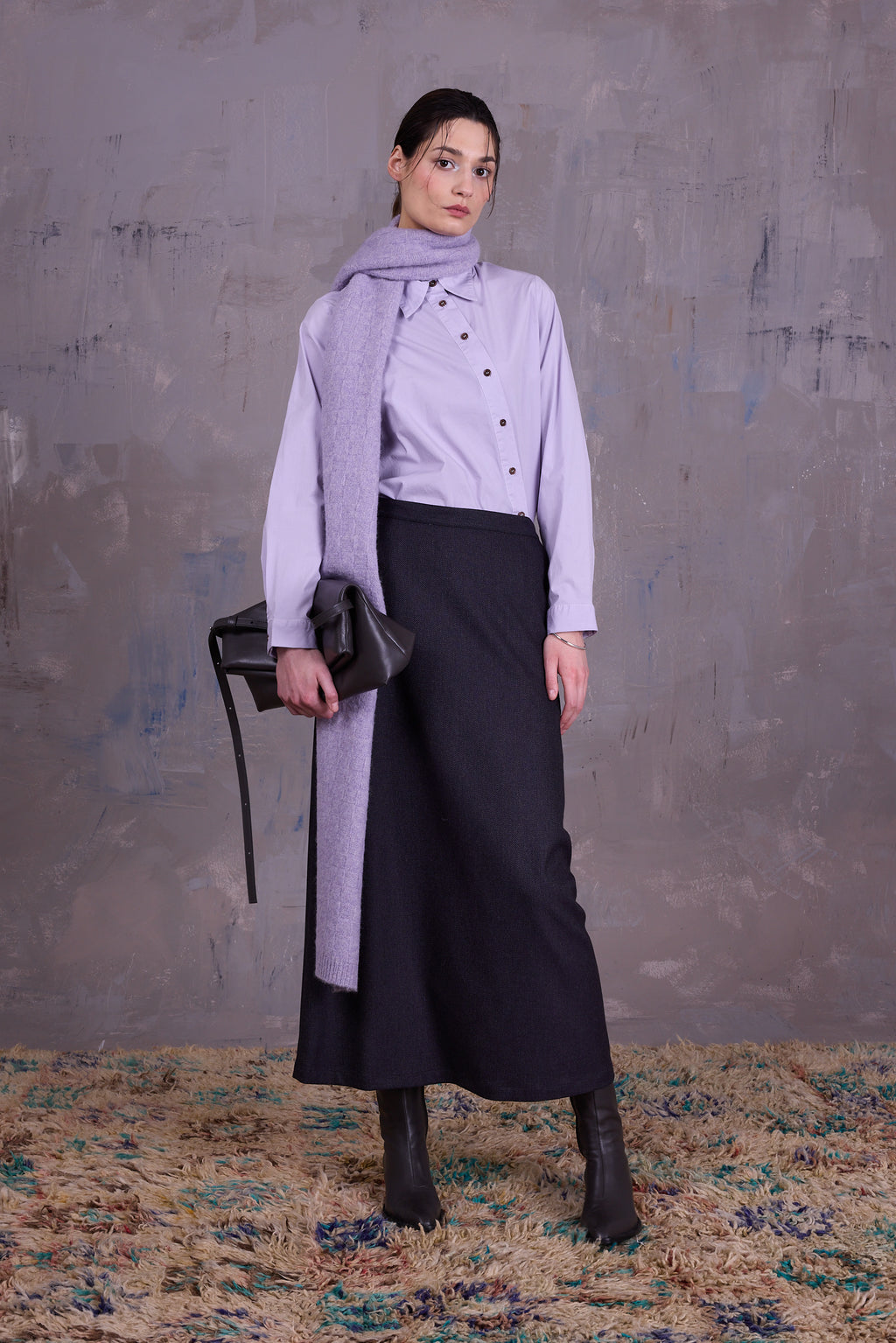 Emmanuel rok in dark blue blend