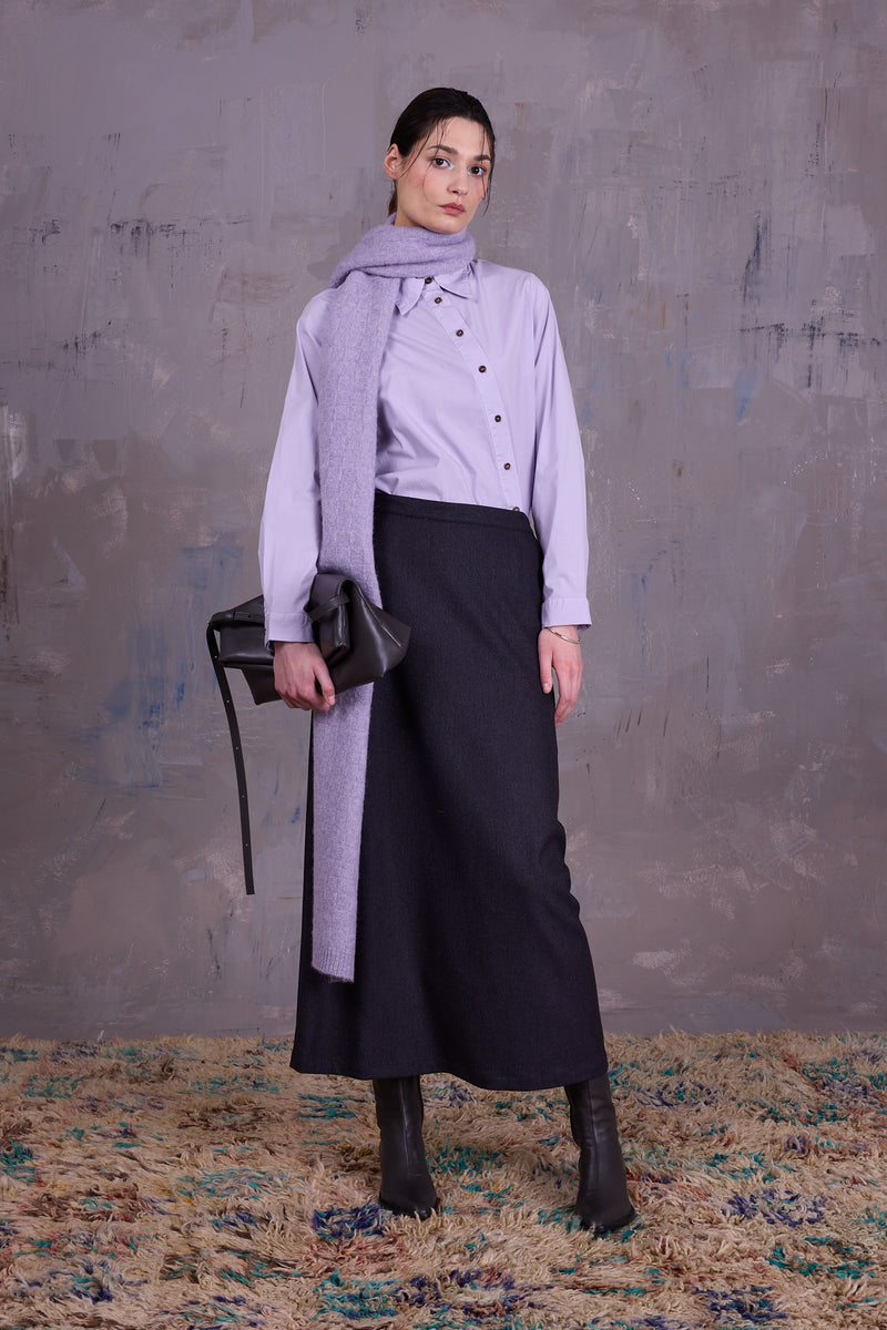 Emmanuel skirt in dark blue blend