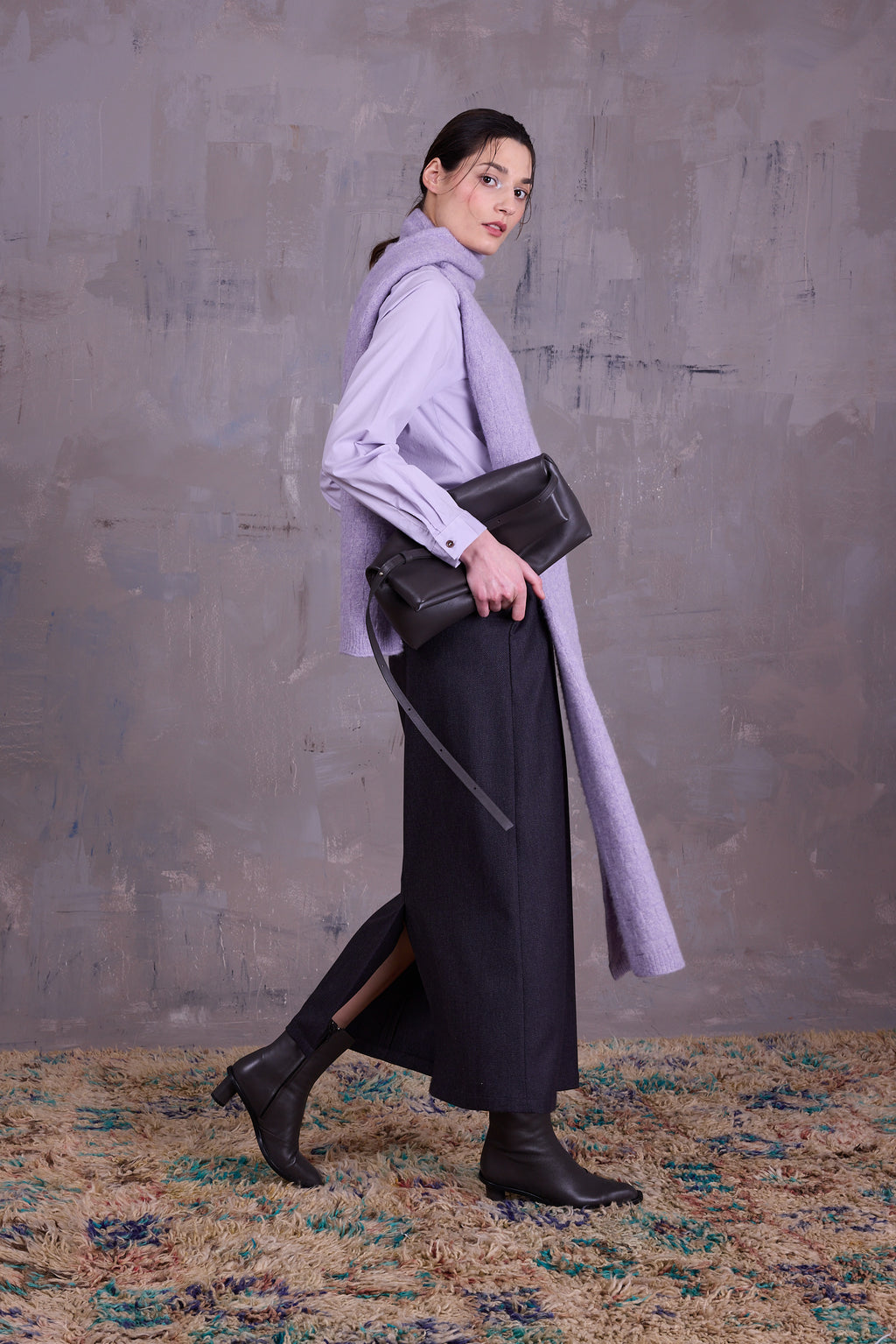 Emmanuel rok in dark blue blend