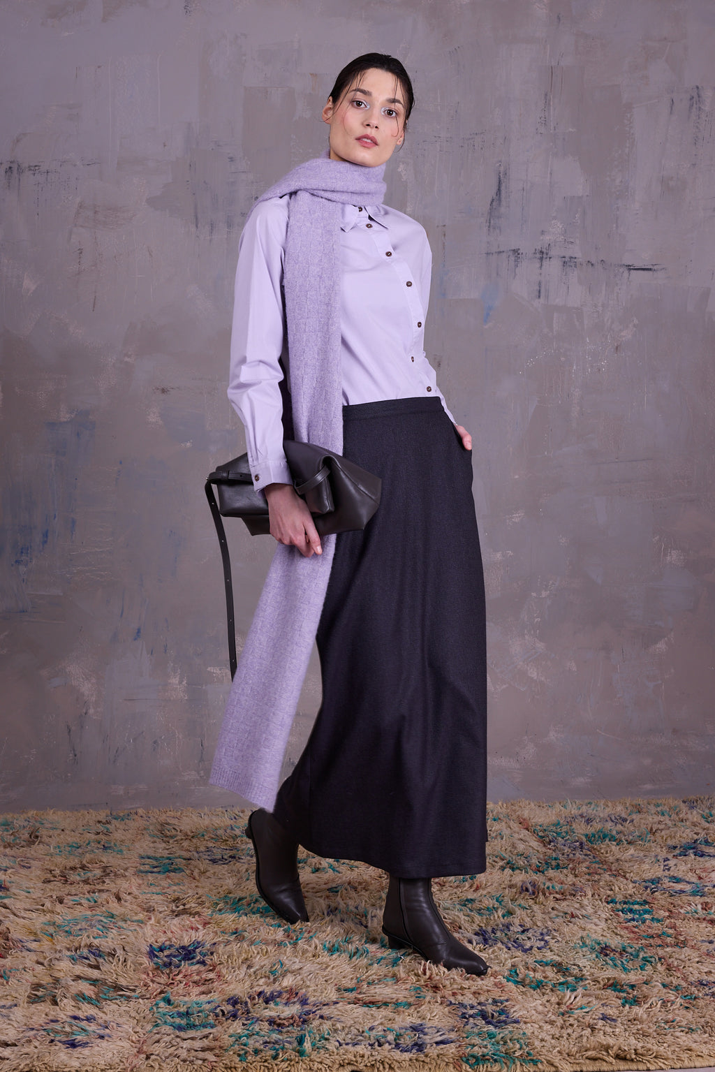 Emmanuel rok in dark blue blend