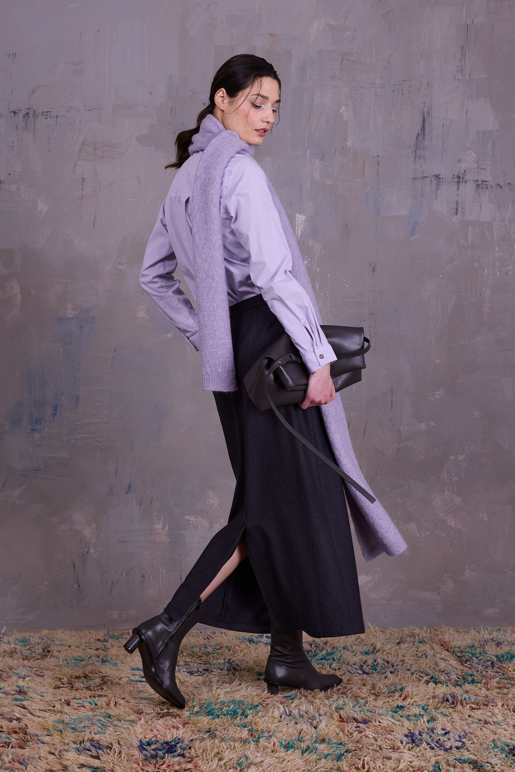 Emmanuel rok in dark blue blend