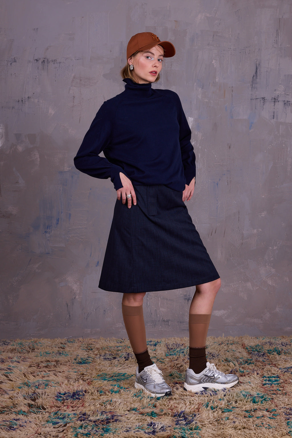 Eloise -  Fine Twill - Bleu Profond