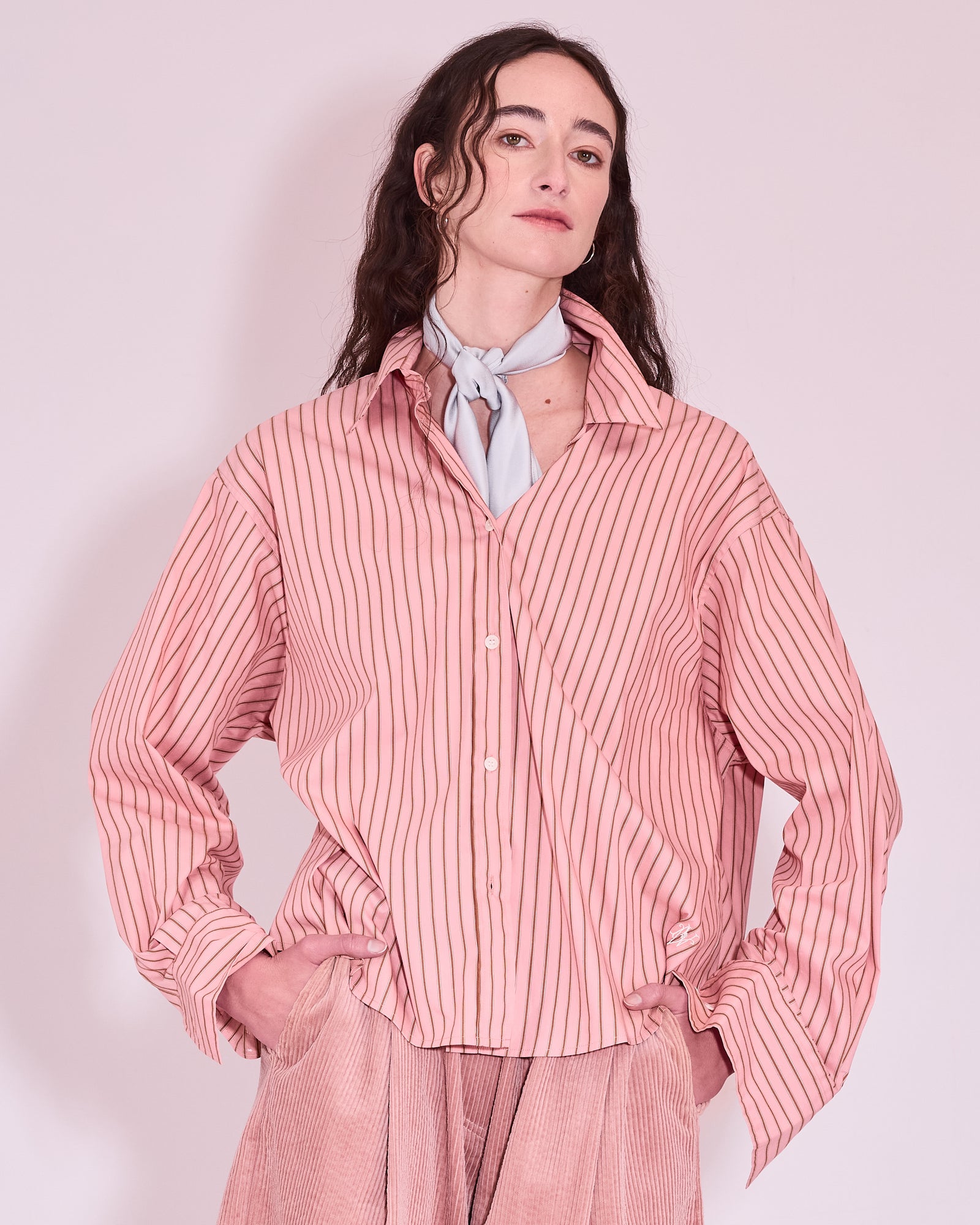 Hermine shirt in rosette / mocha