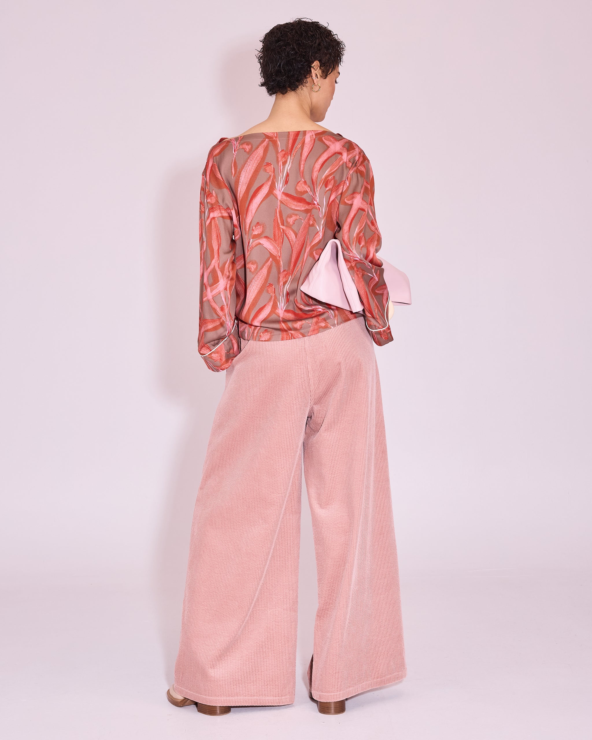 Jane blouse in red leaves