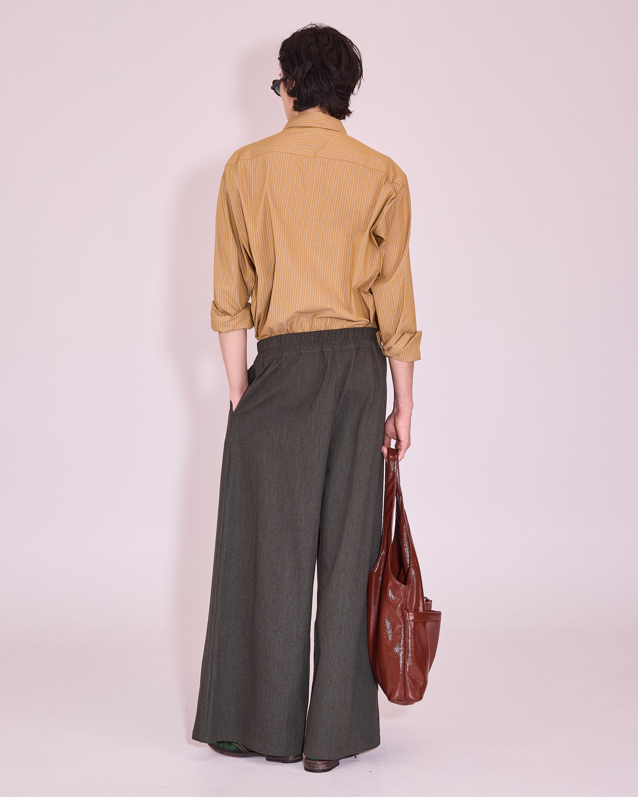 Gelesto hemd in mustard gold / blue