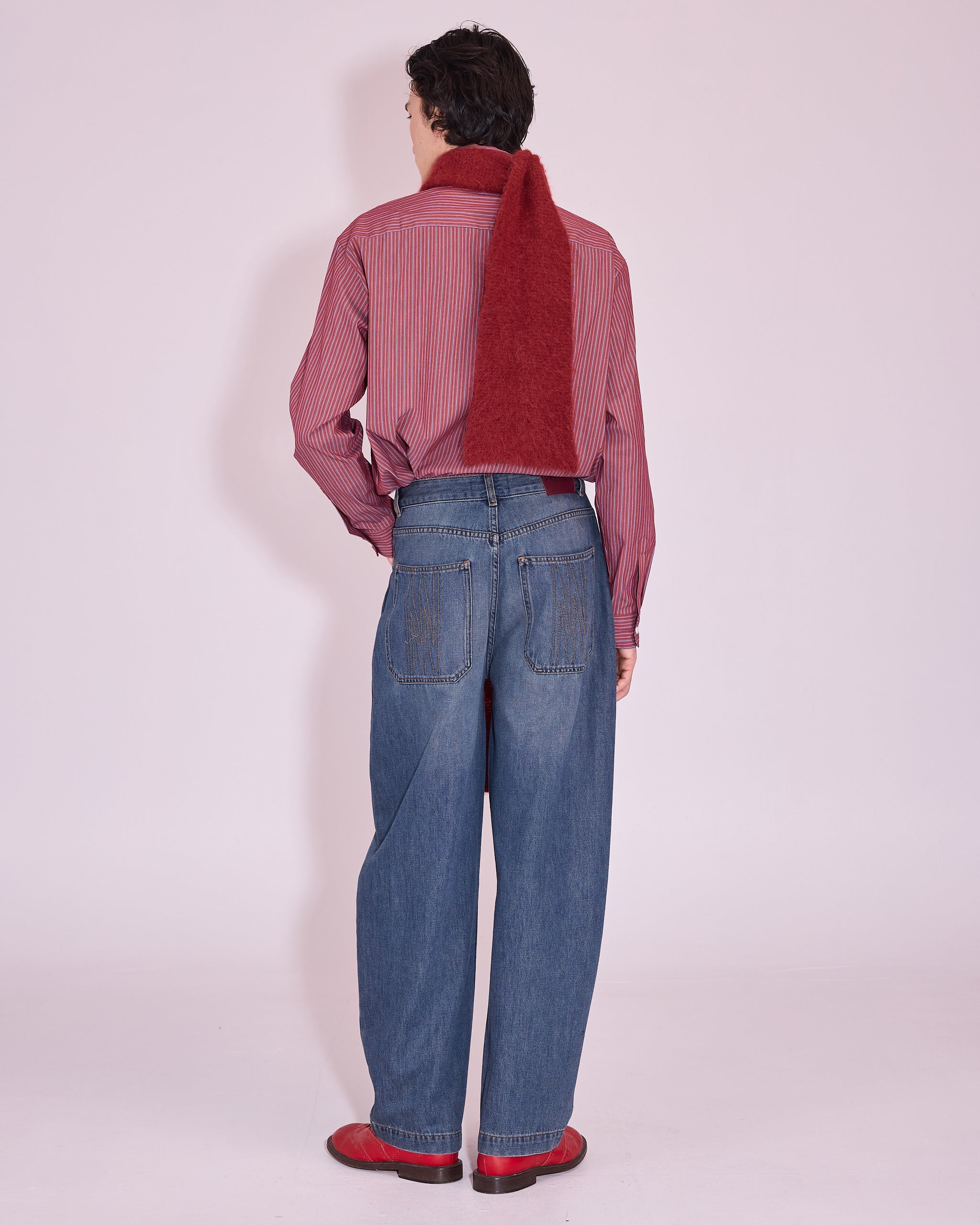 Gelesto hemd in rosewood / blue