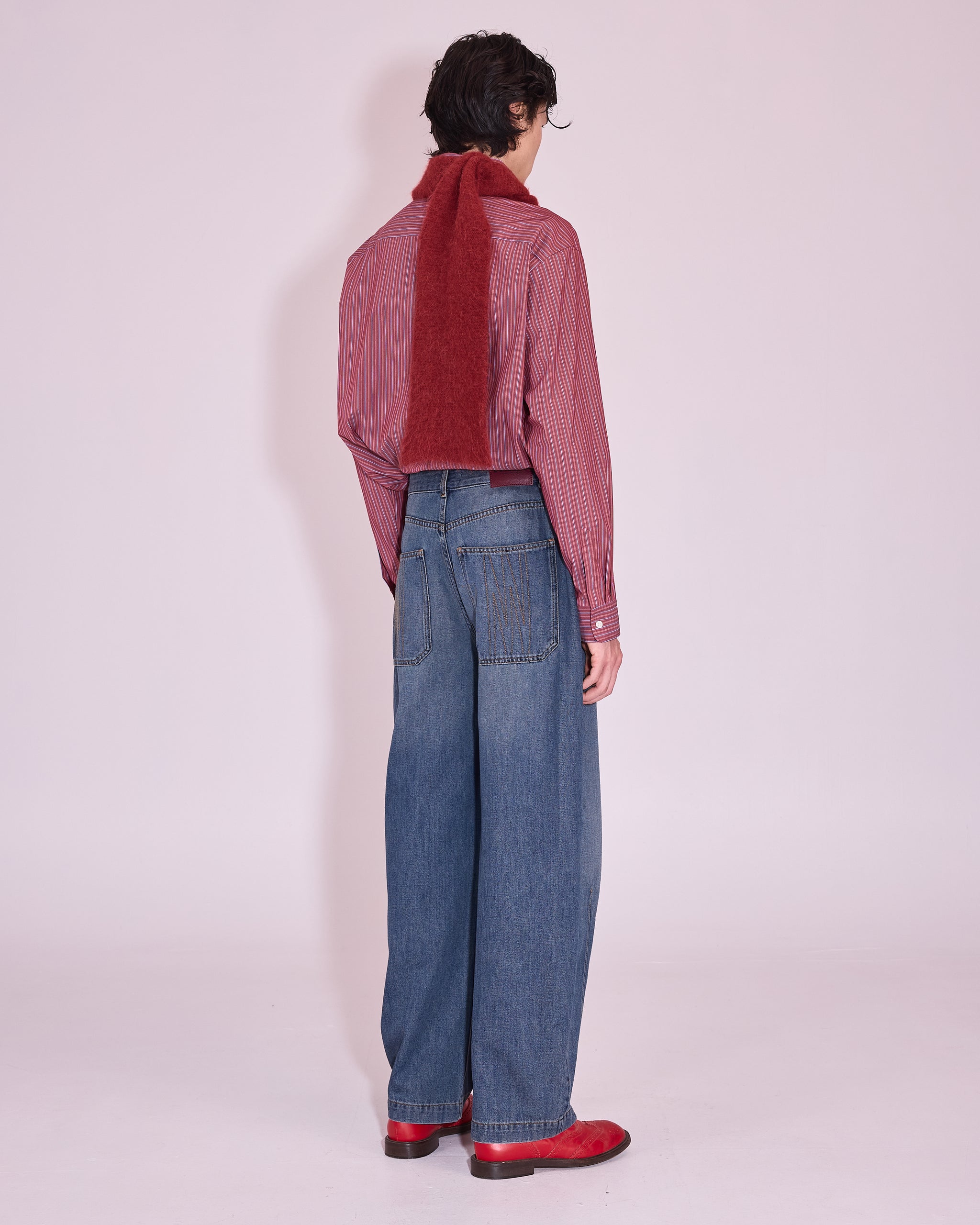 Gelesto hemd in rosewood / blue