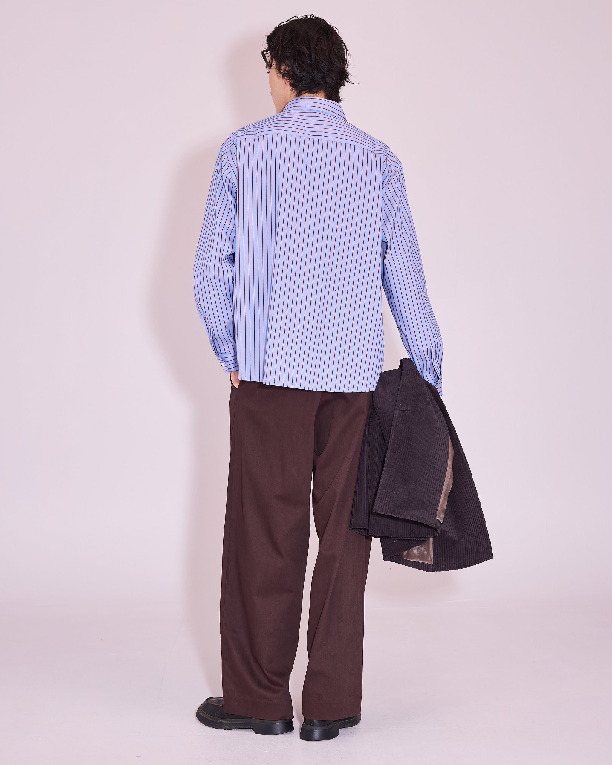 Gelesto hemd in cornflower blue / red