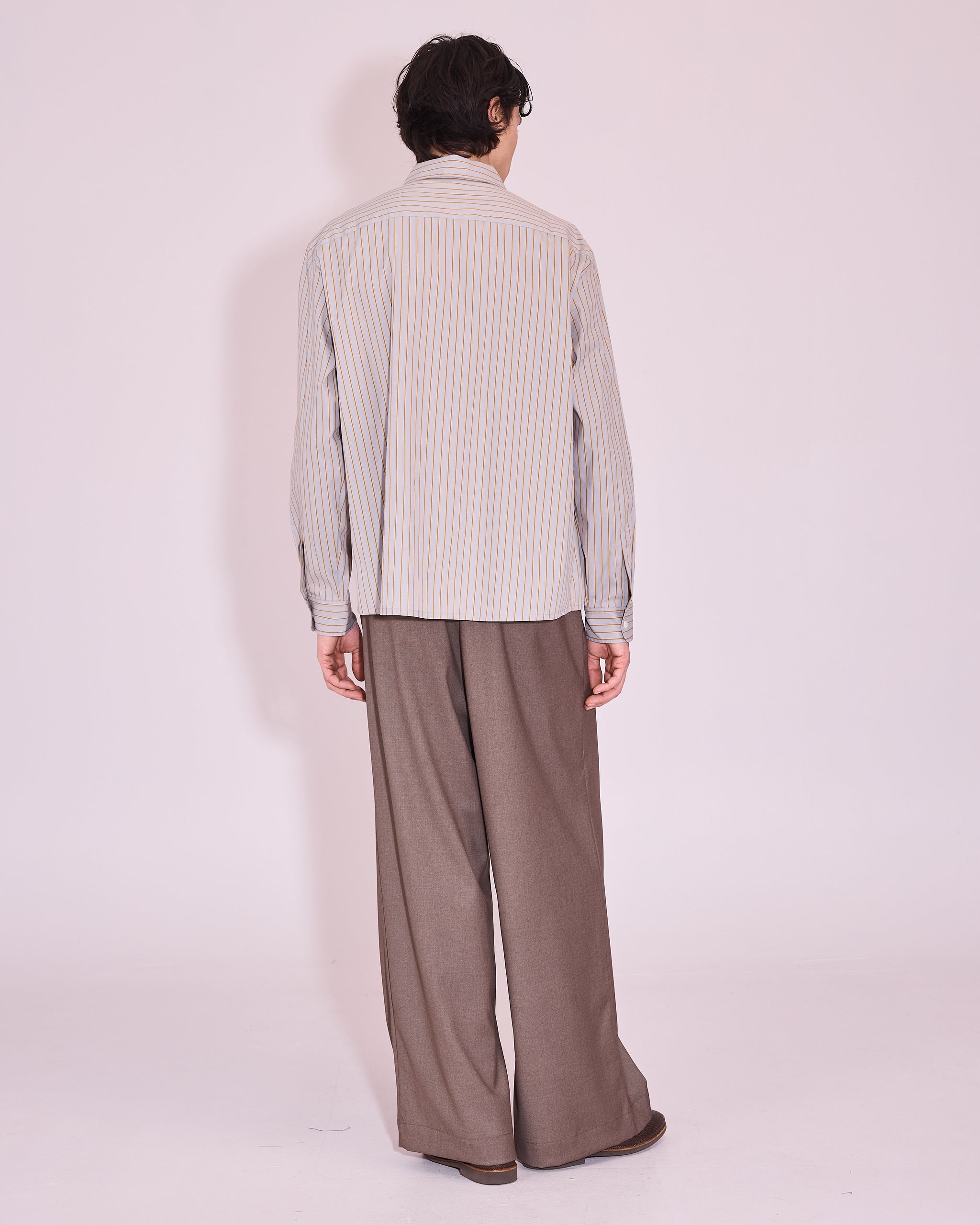 Gelesto hemd in harbor mist / mustard