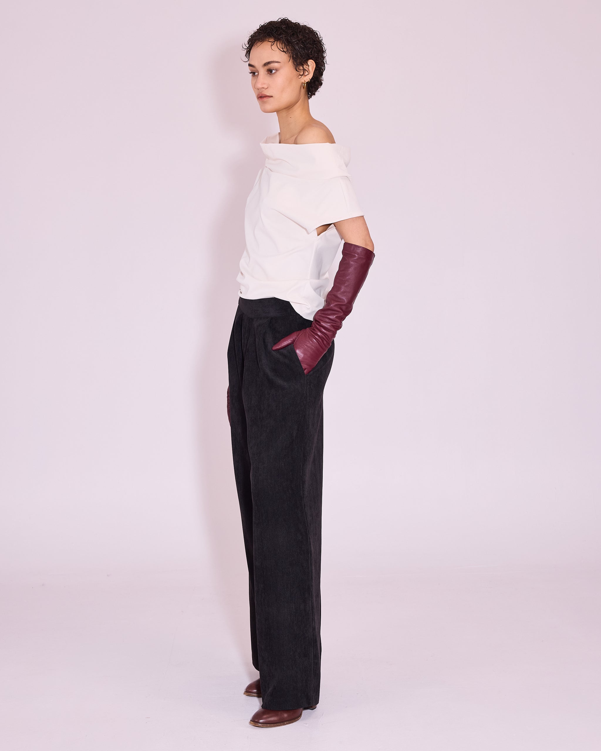 Jeni top in chalk white