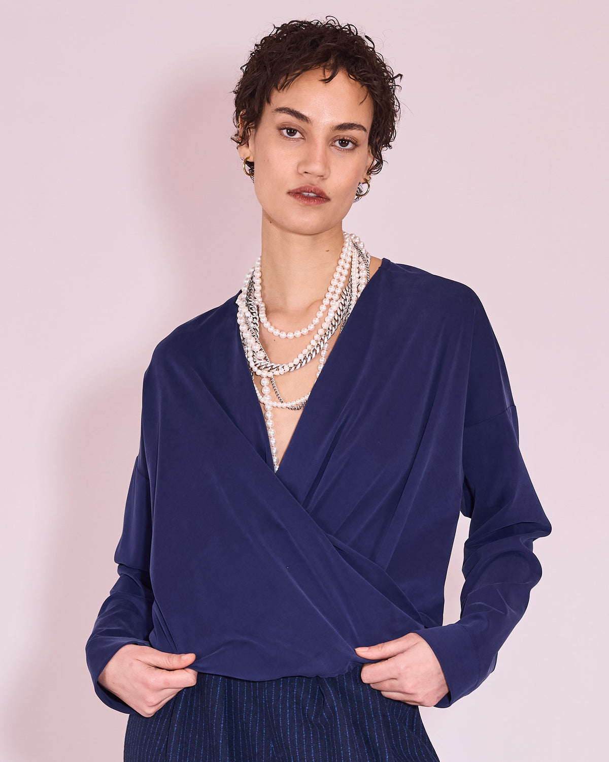 Jocelyn blouse in blue