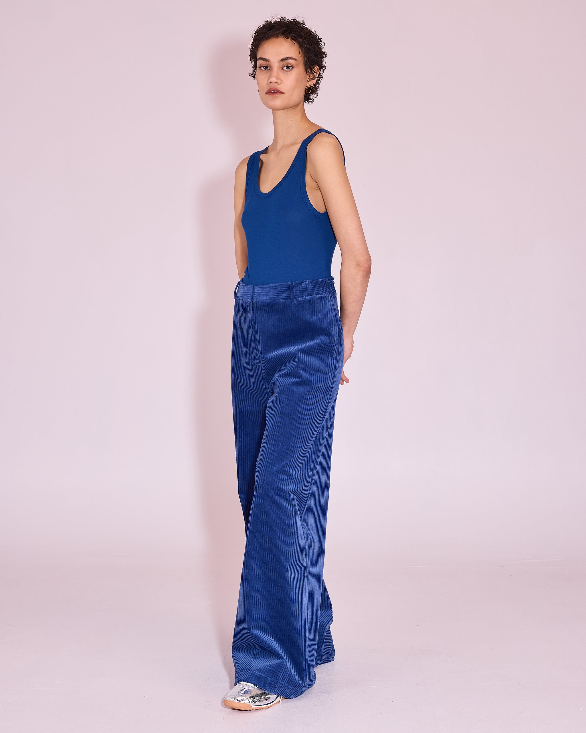 Huma topje in blue quartz