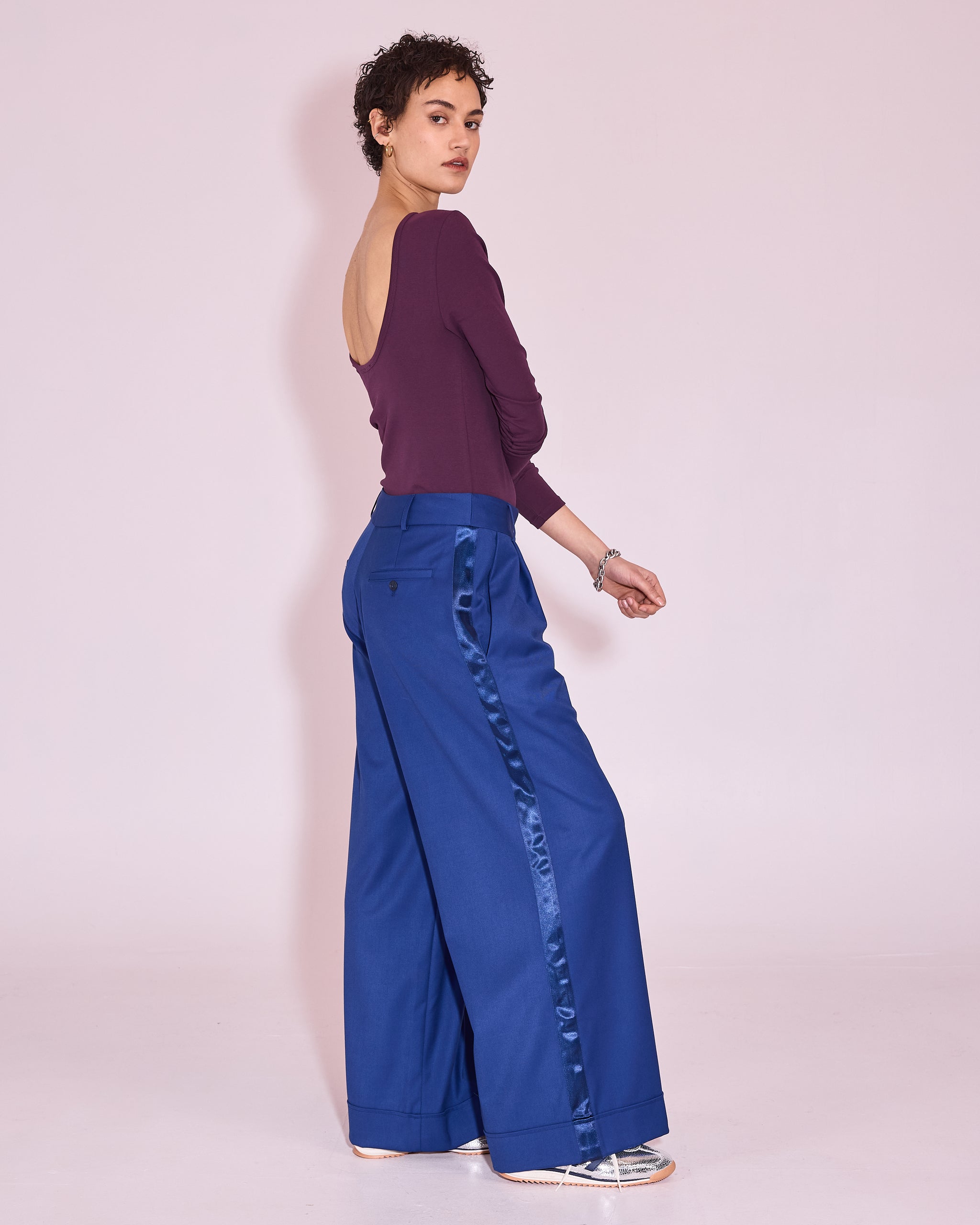 Josette T-shirt in plum