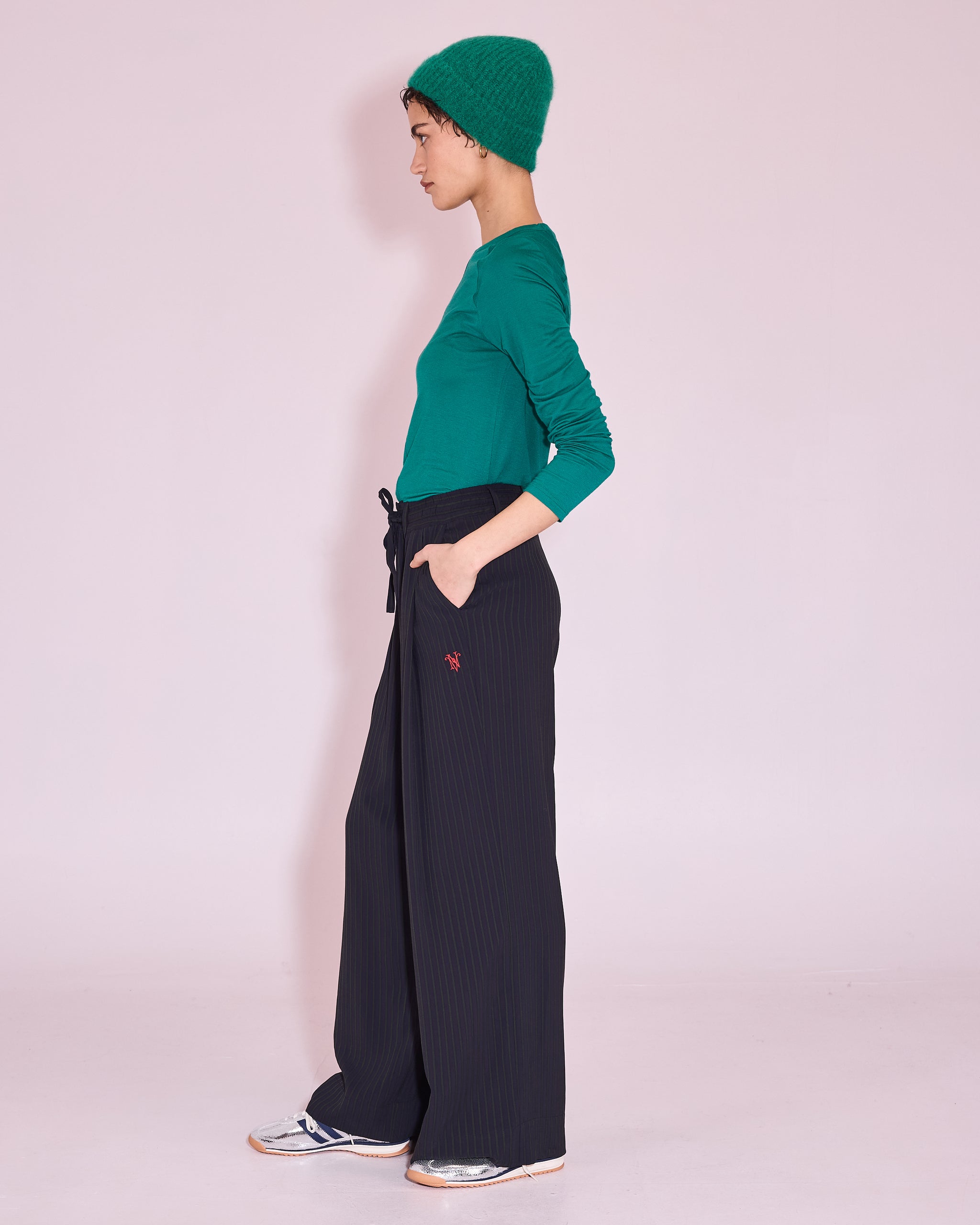 Jenniz T-shirt in evergreen