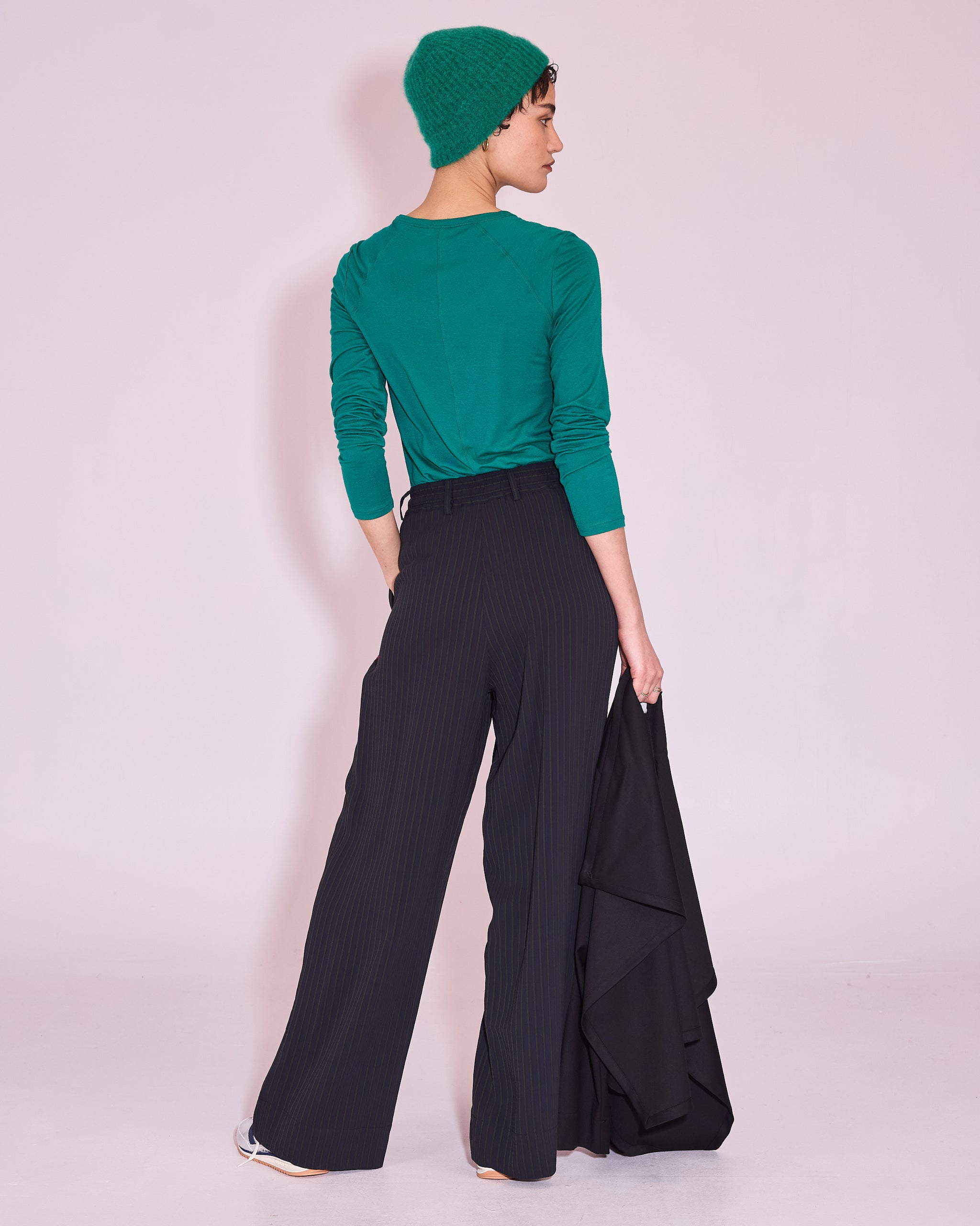 Jenniz T-shirt in evergreen