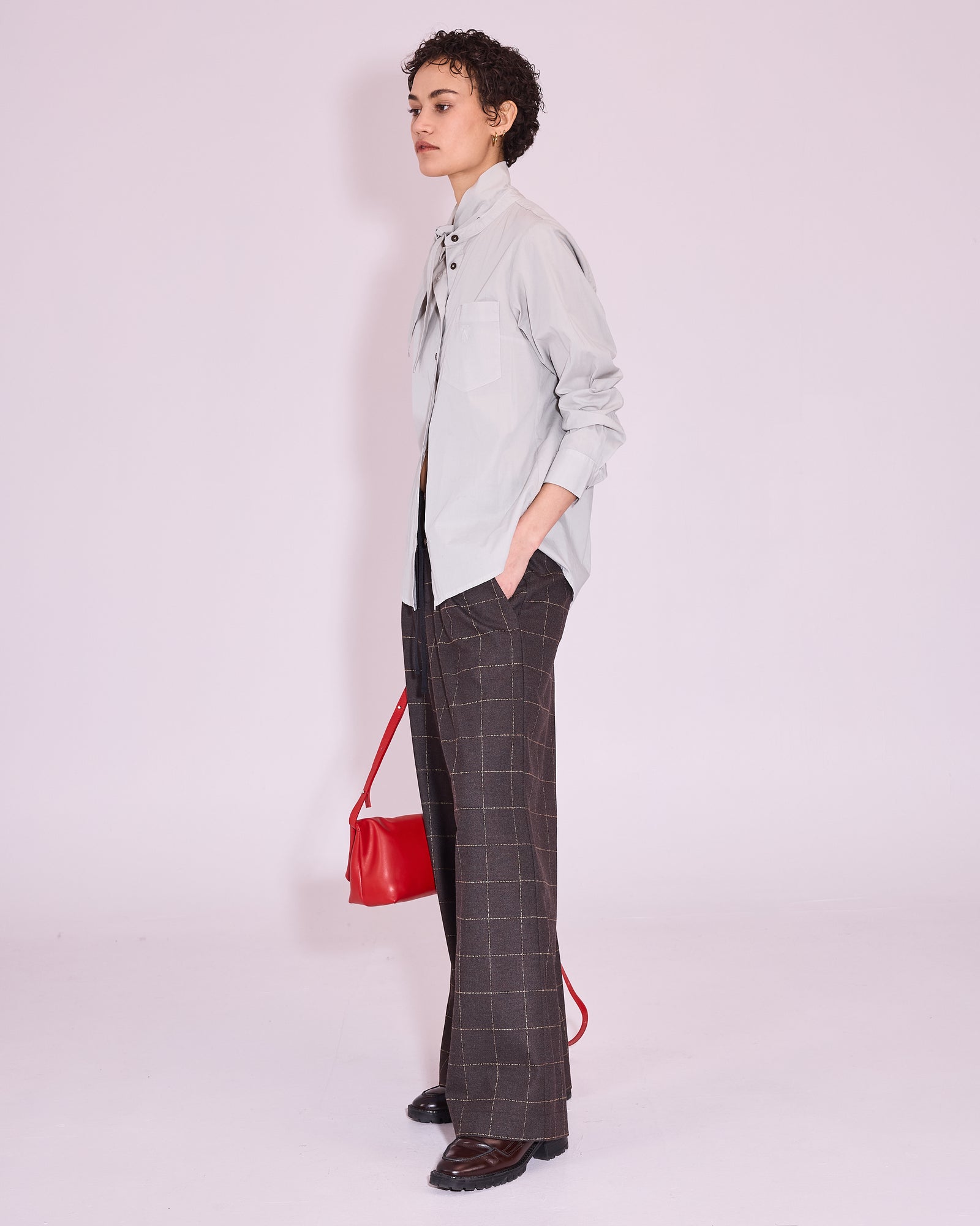 Joy hemd in ice grey