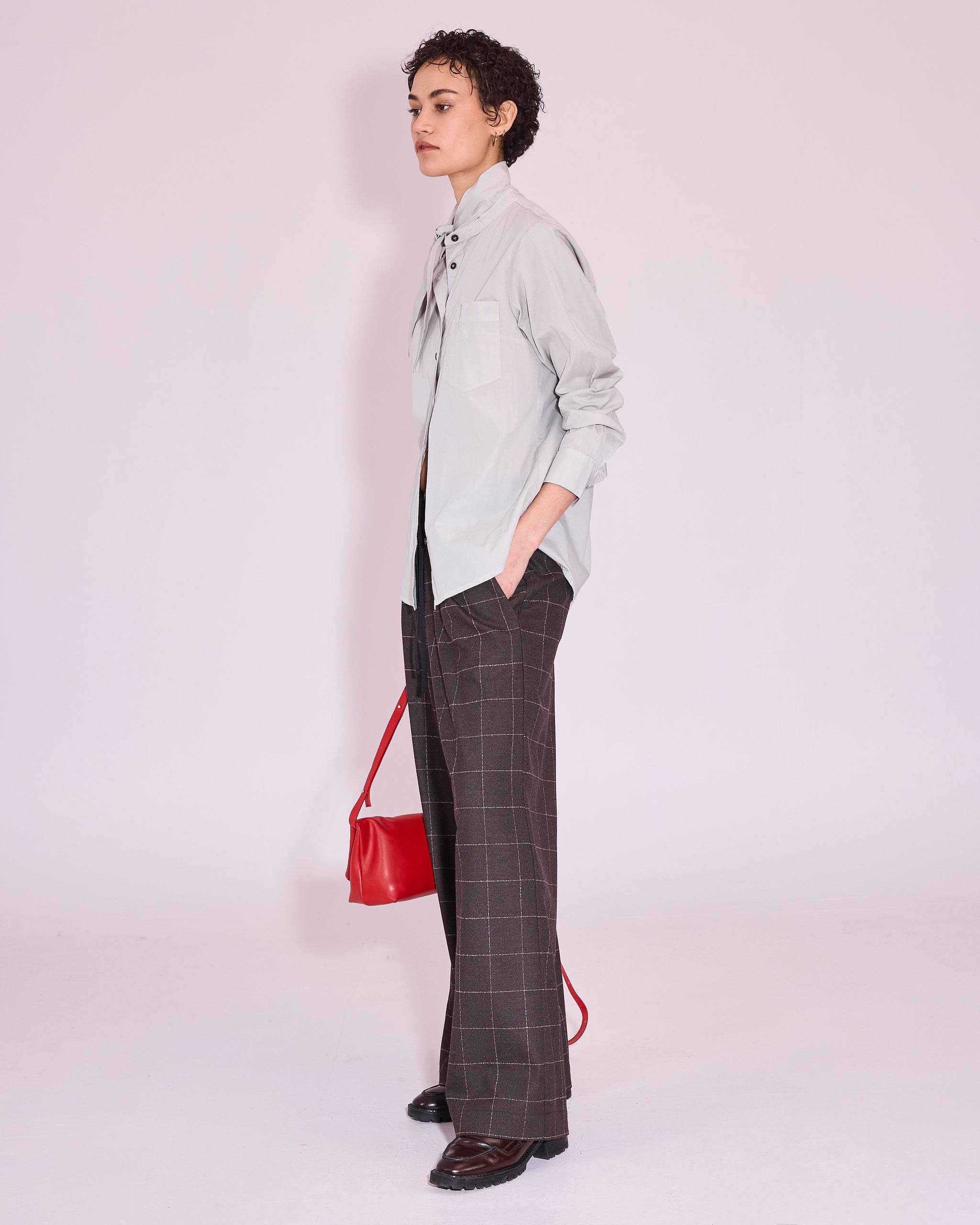 Joy hemd in ice grey