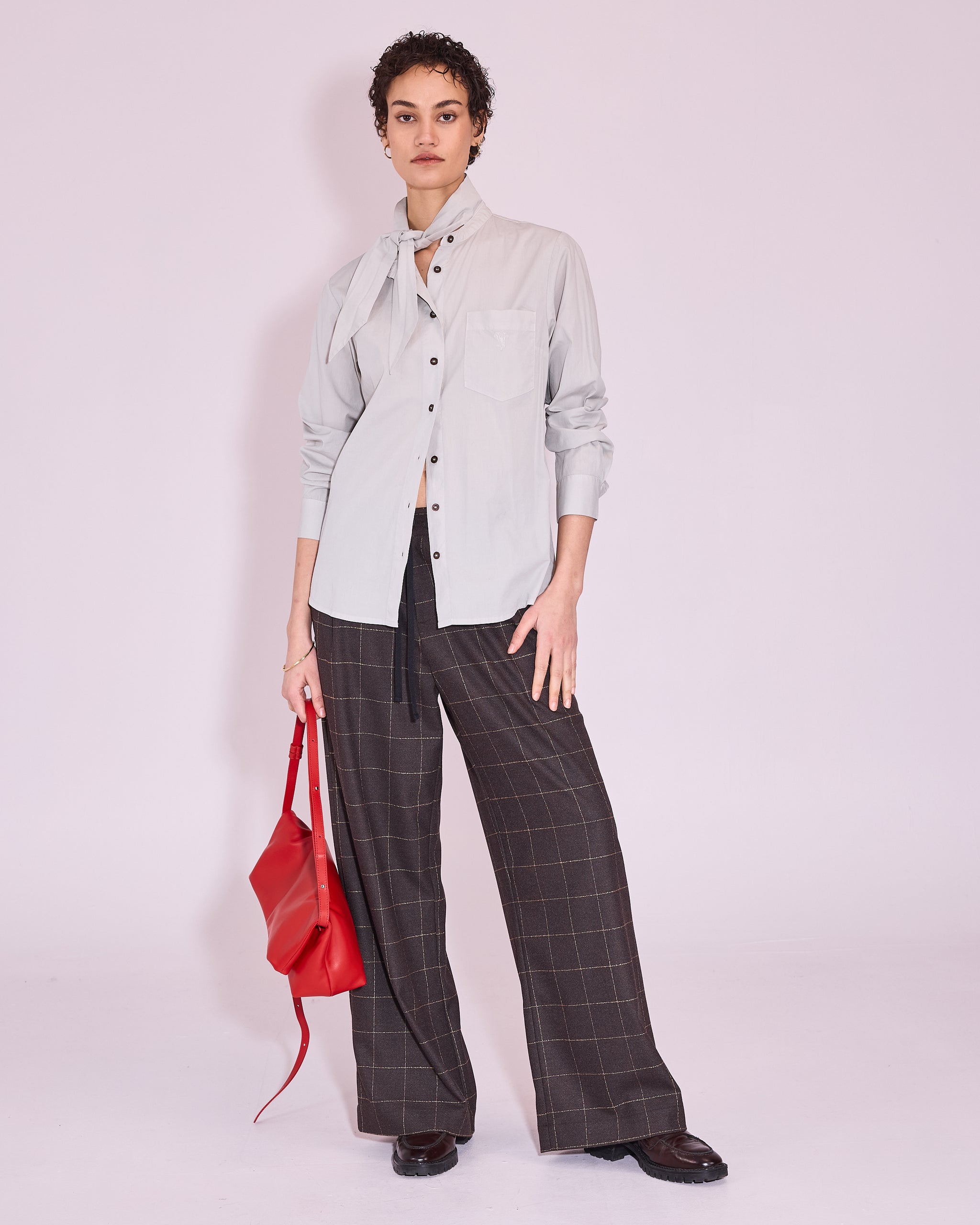 Joy hemd in ice grey