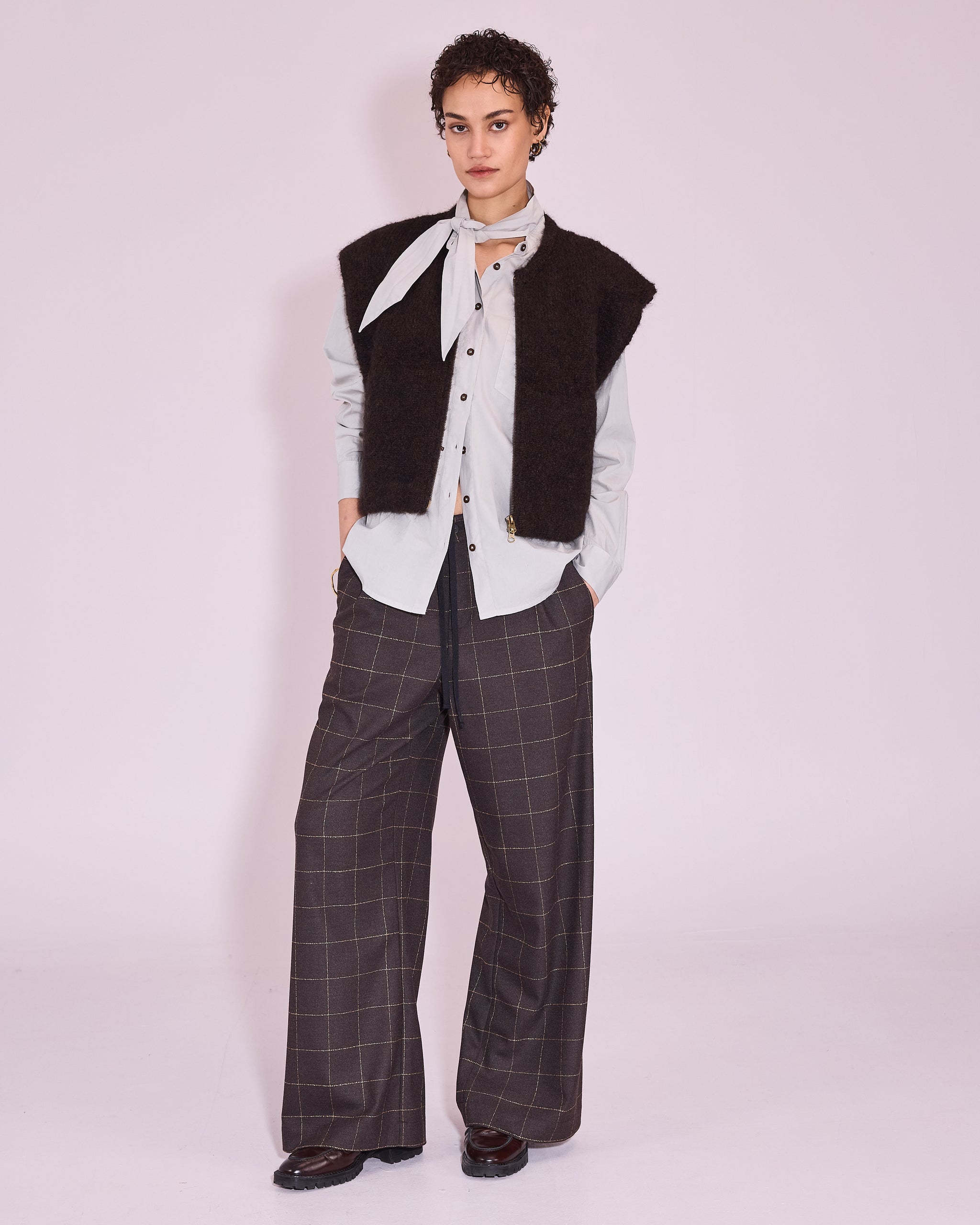 Joy hemd in ice grey
