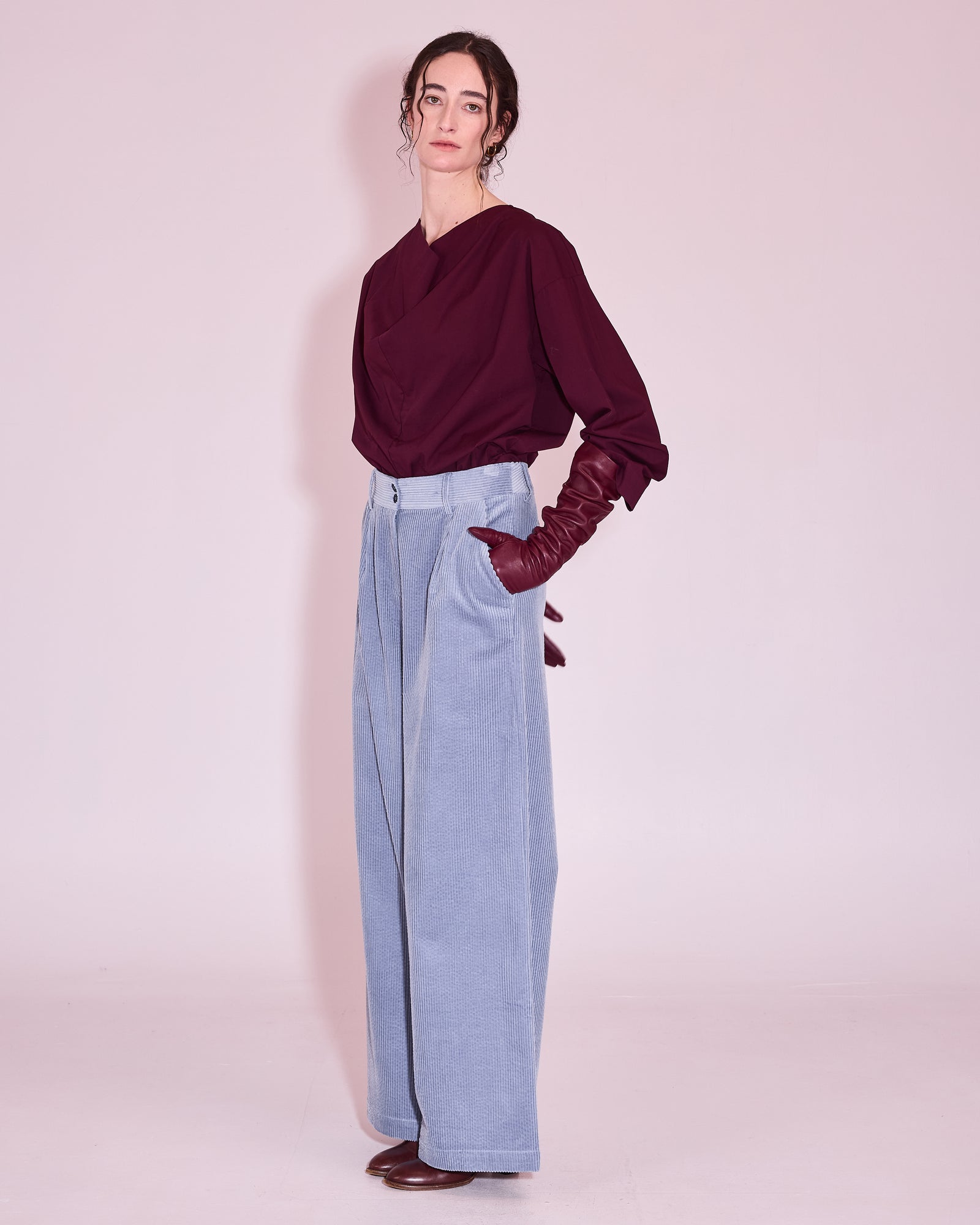 Jeree blouse in plum