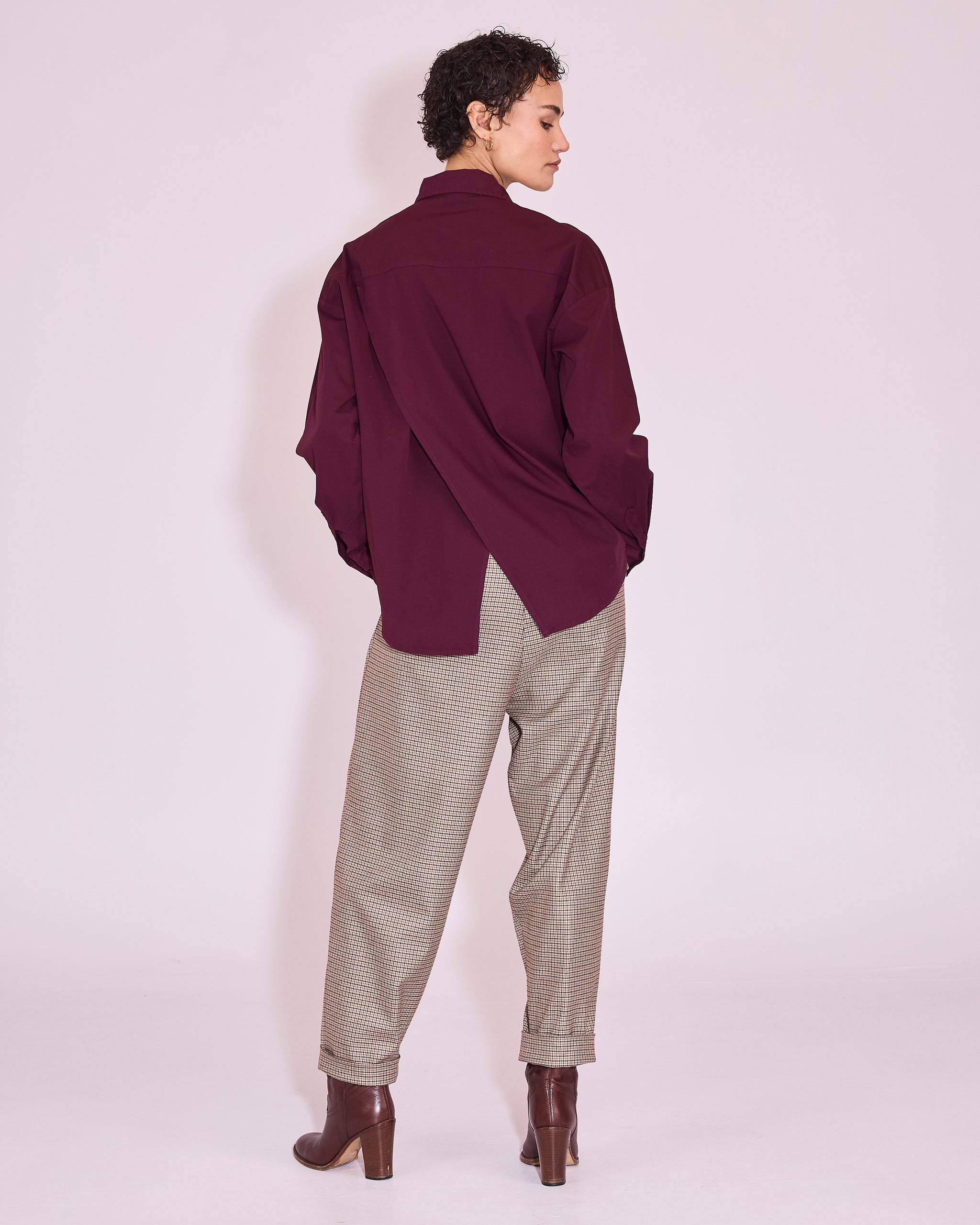 Gabri hemd in plum