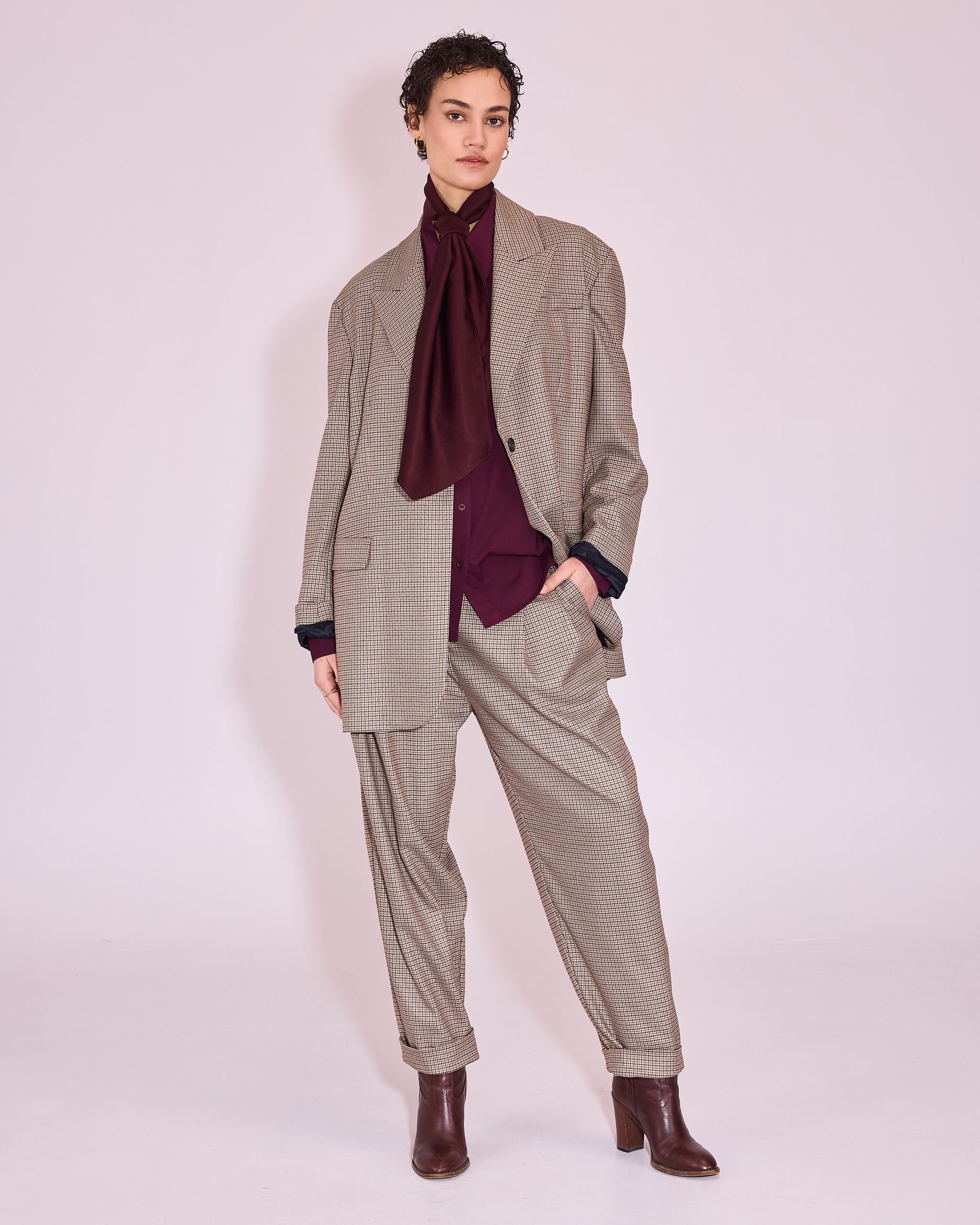 Gabri hemd in plum