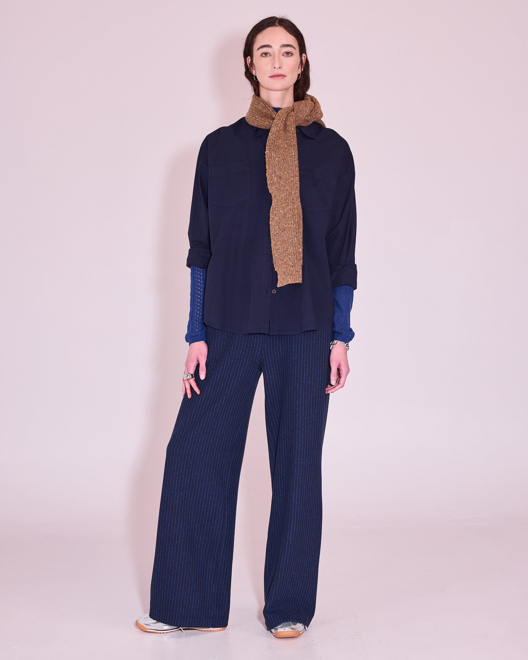 Gabri hemd in midnight blue