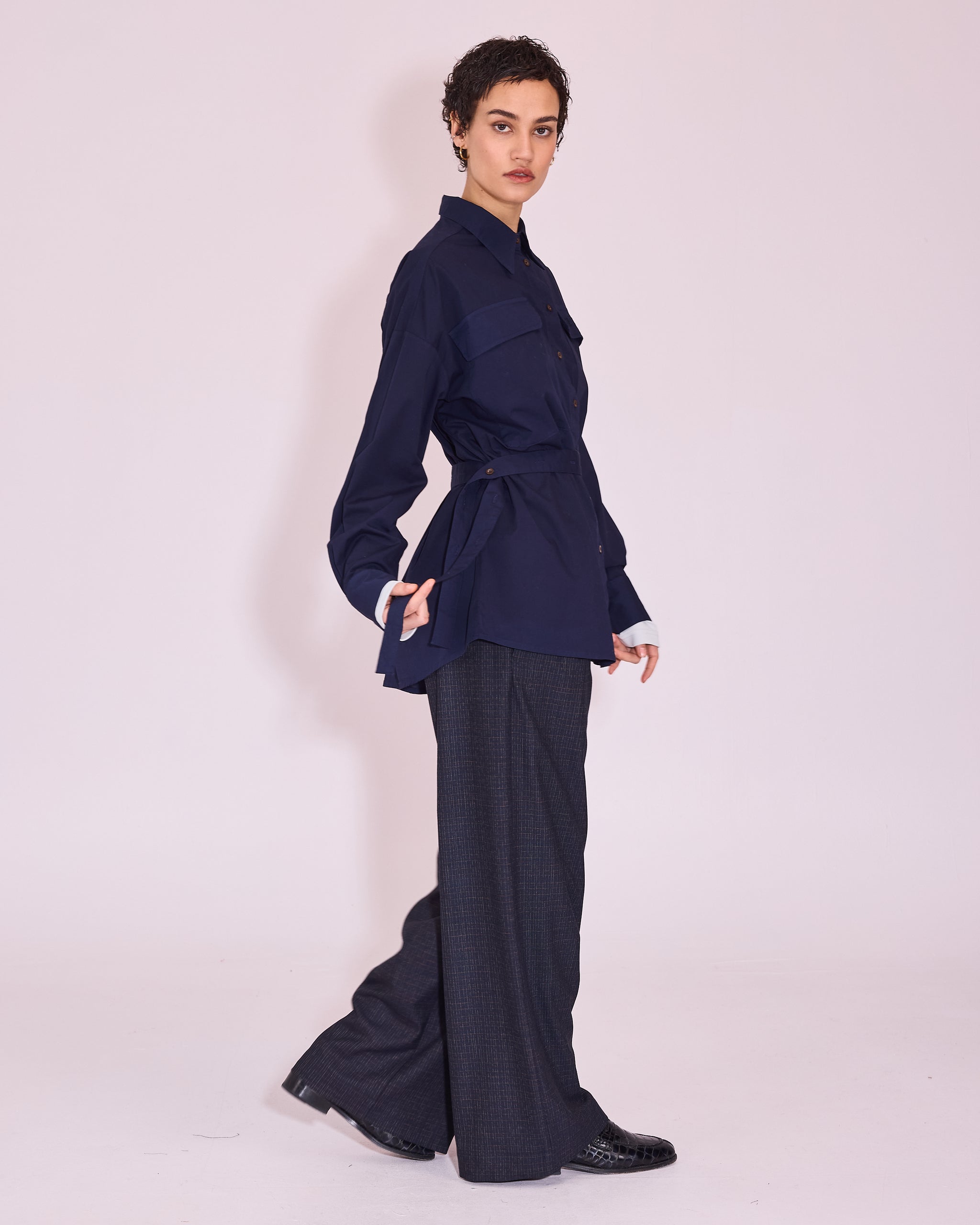 Jonelle hemd in midnight blue